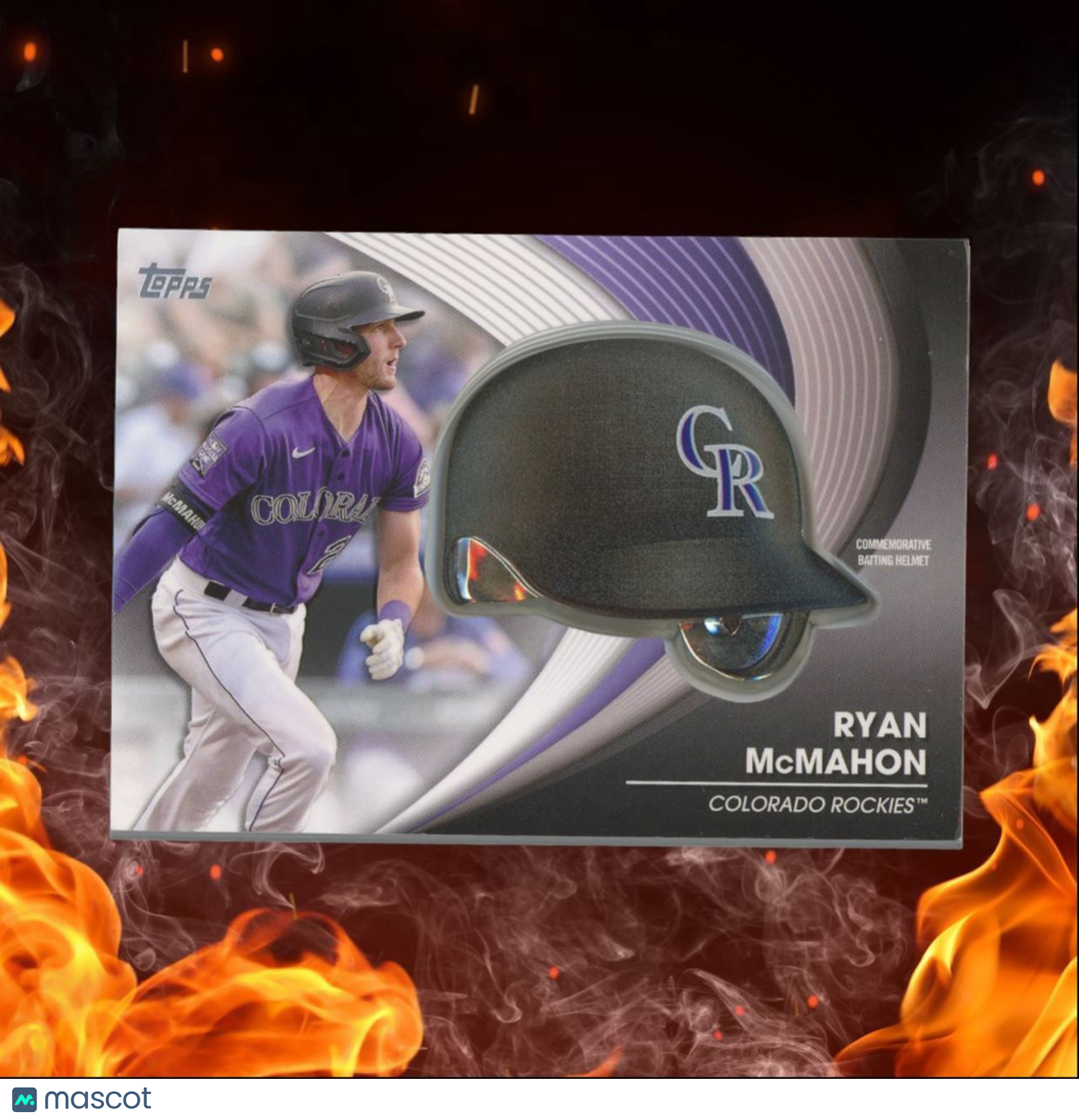 2022 Topps Ryan McMahon Batting Helmet Commemorative Relic #BH-RMC