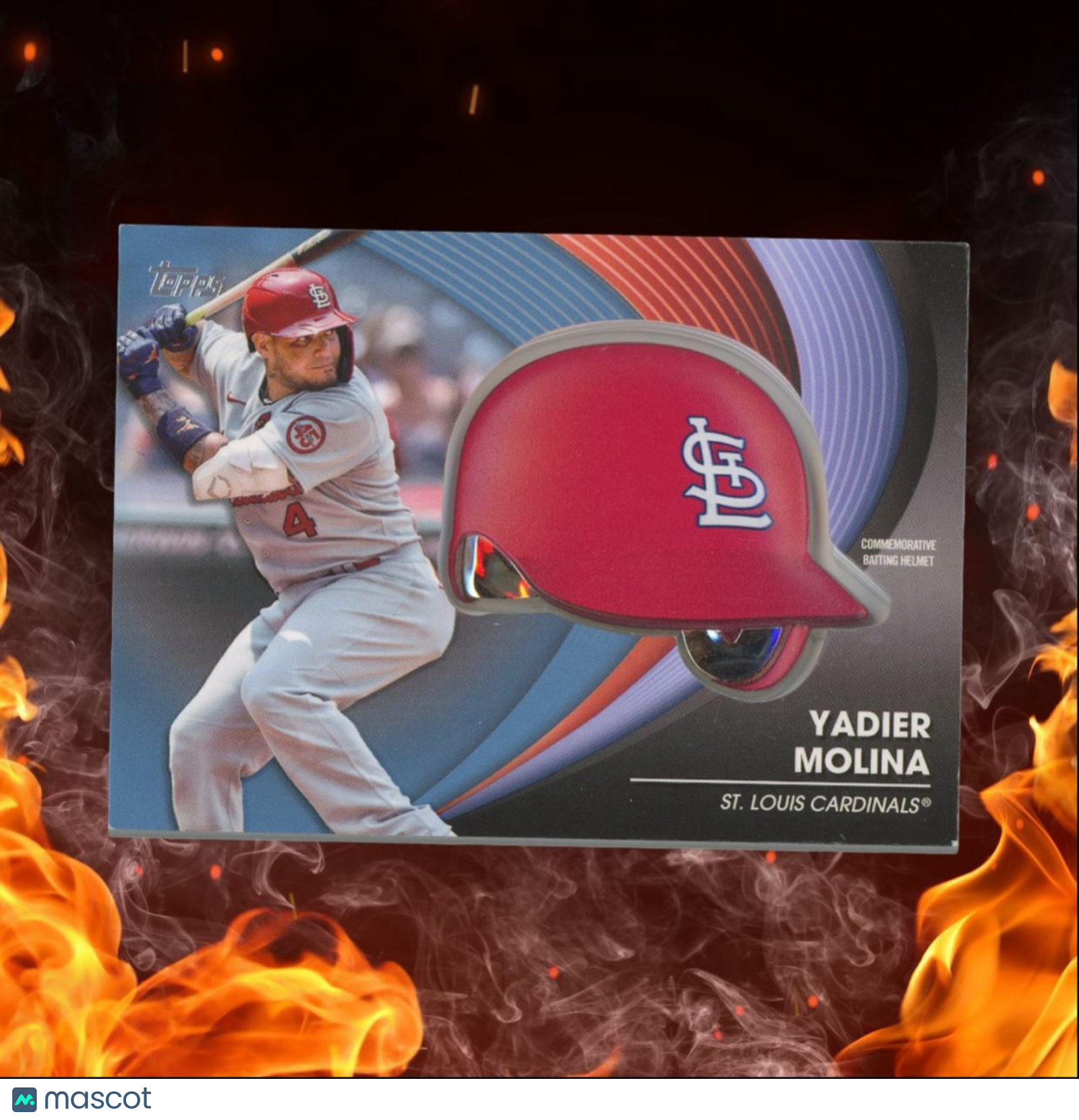 2022 Topps Yadier Molina Batting Helmet Commemorative #BH-YM
