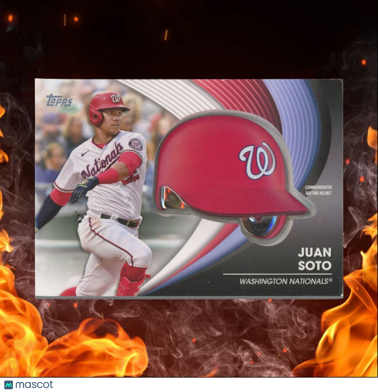 2022 Topps Juan Soto Batting Helmet Commemorative Relic #BH-JS