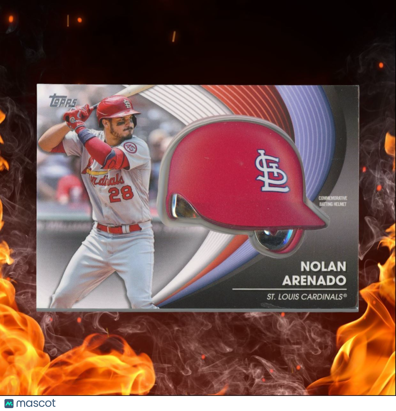 2022 Topps Nolan Arenado Batting Helmet Commemorative Relic #BH-NA