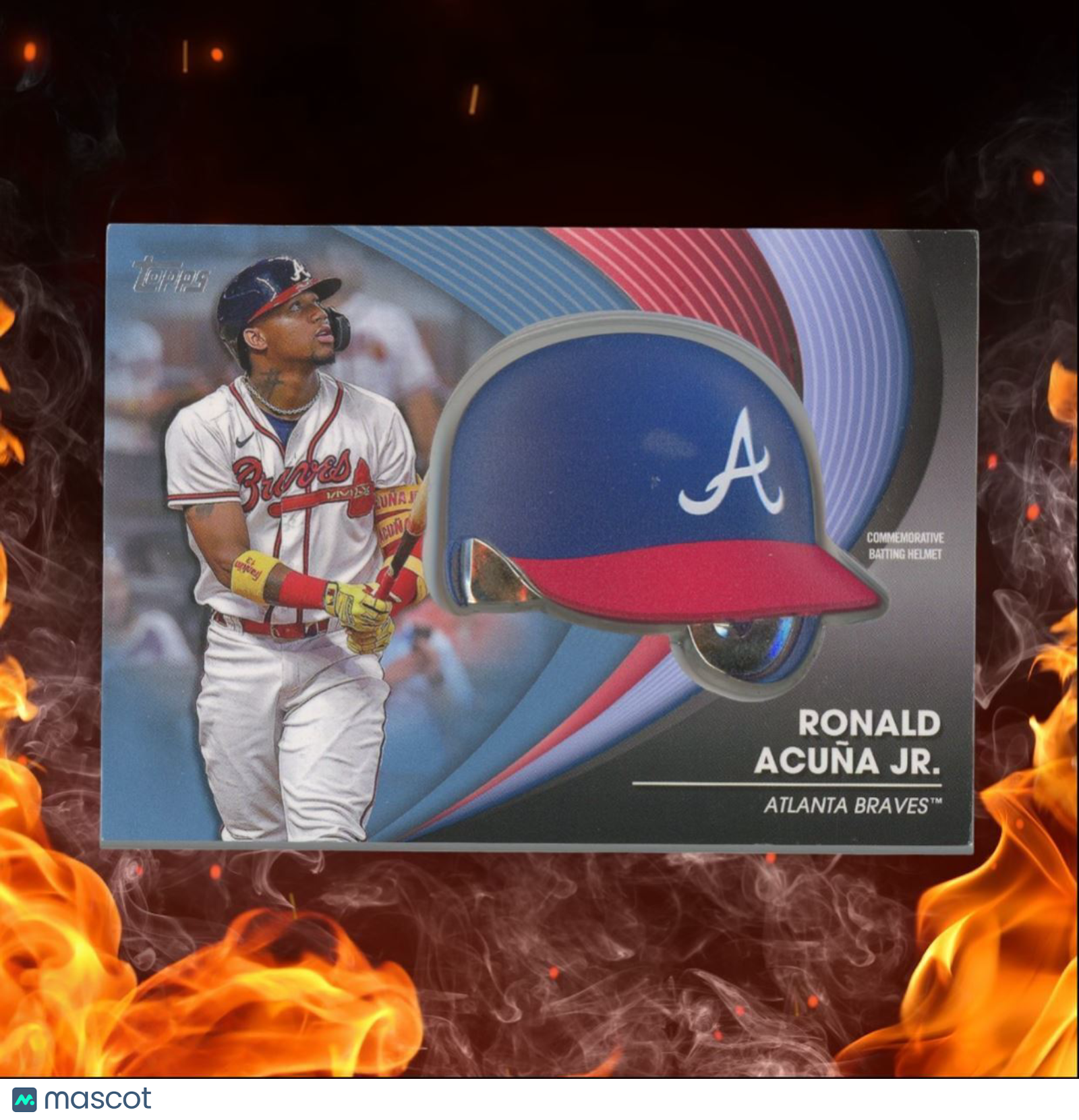 2022 Topps Ronald Acuña Jr. Batting Helmet Commemorative Relic #BH-RA