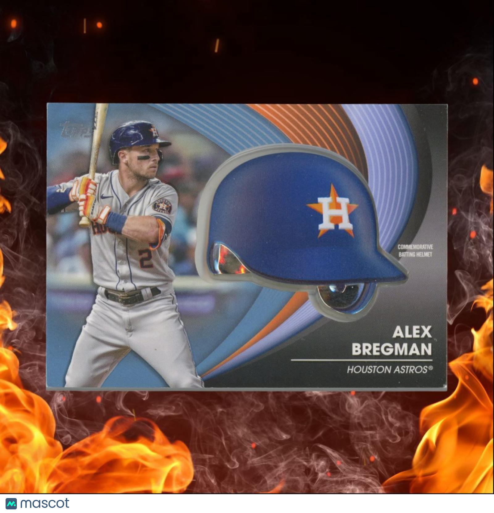 2022 Topps Alex Bregman Batting Helmet Commemorative Relic #BH-AB