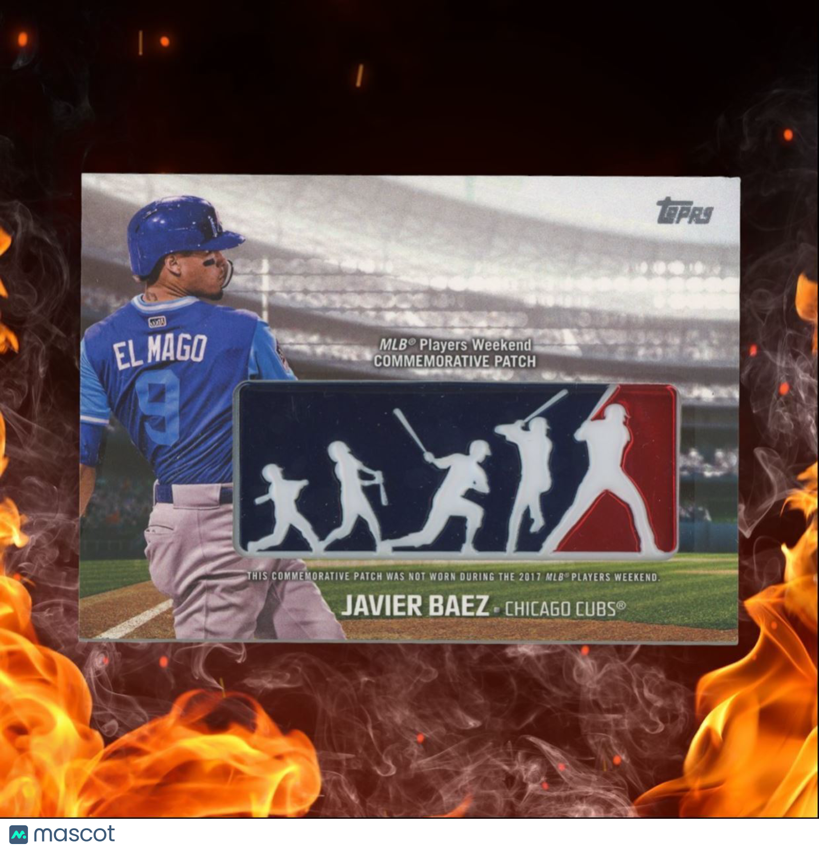 2018 Topps Javier Baez Players Weekend Logo Patch #PWP-JZ