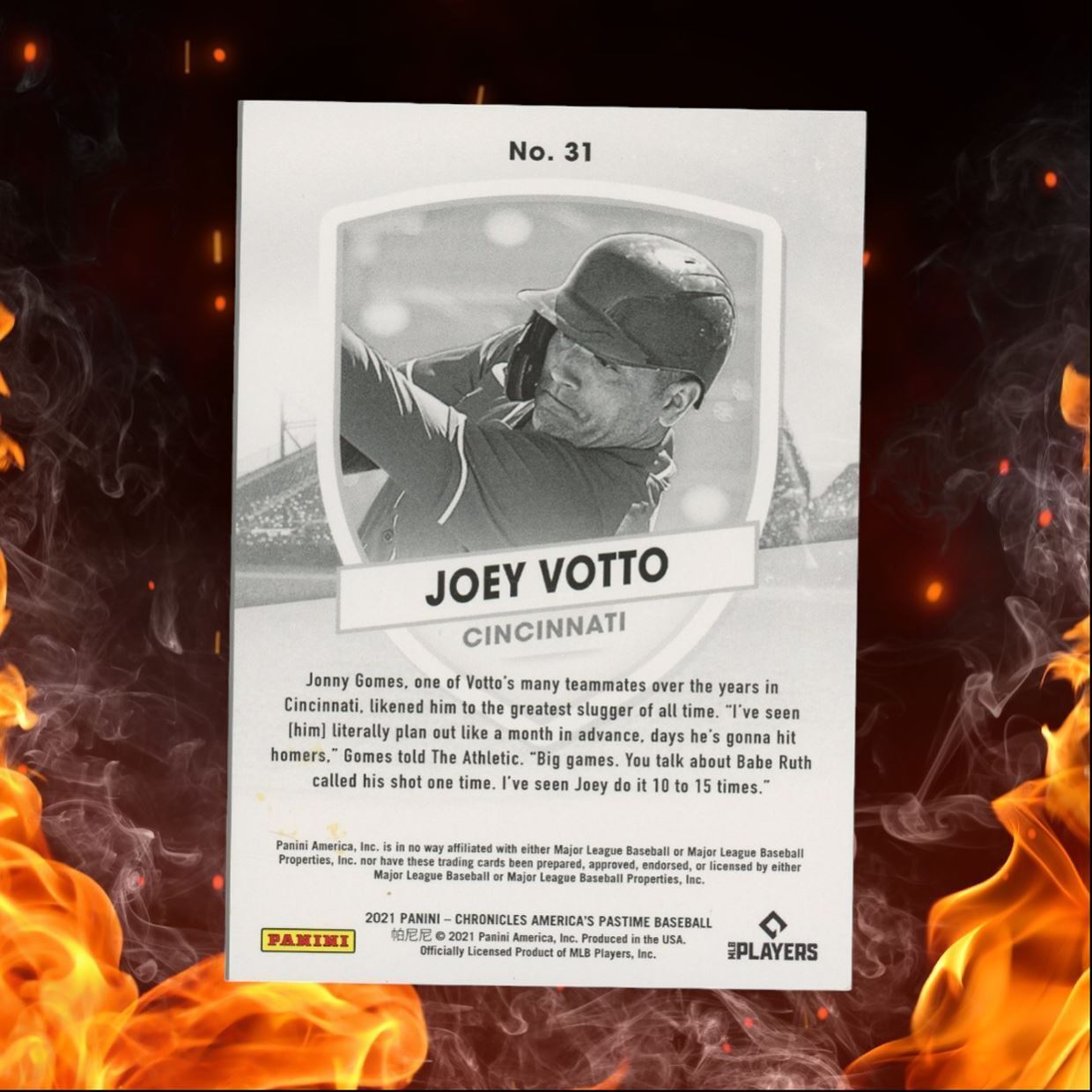 2021 Panini Chronicles Joey Votto America's Pastime #31