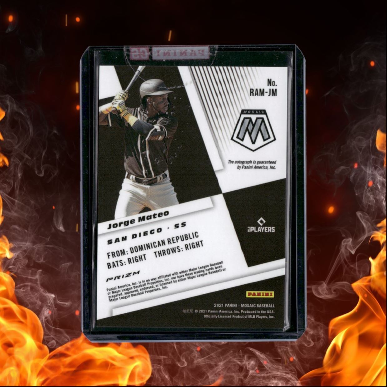 2021 Panini Mosaic Jorge Mateo Mosaic Prizm Rookie Auto #RAM-JM