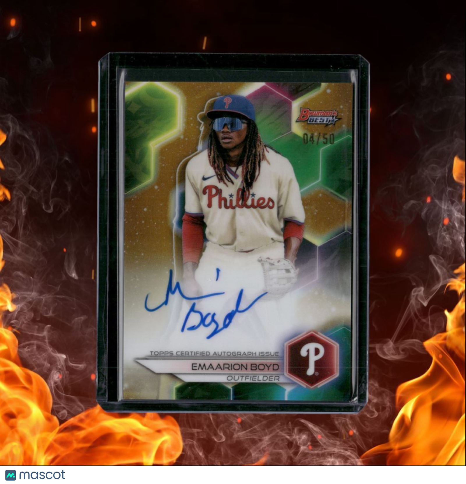 2023 Bowman's Best Emaarion Boyd Gold Refractor Rookie Auto 04/50 #B23-EBD