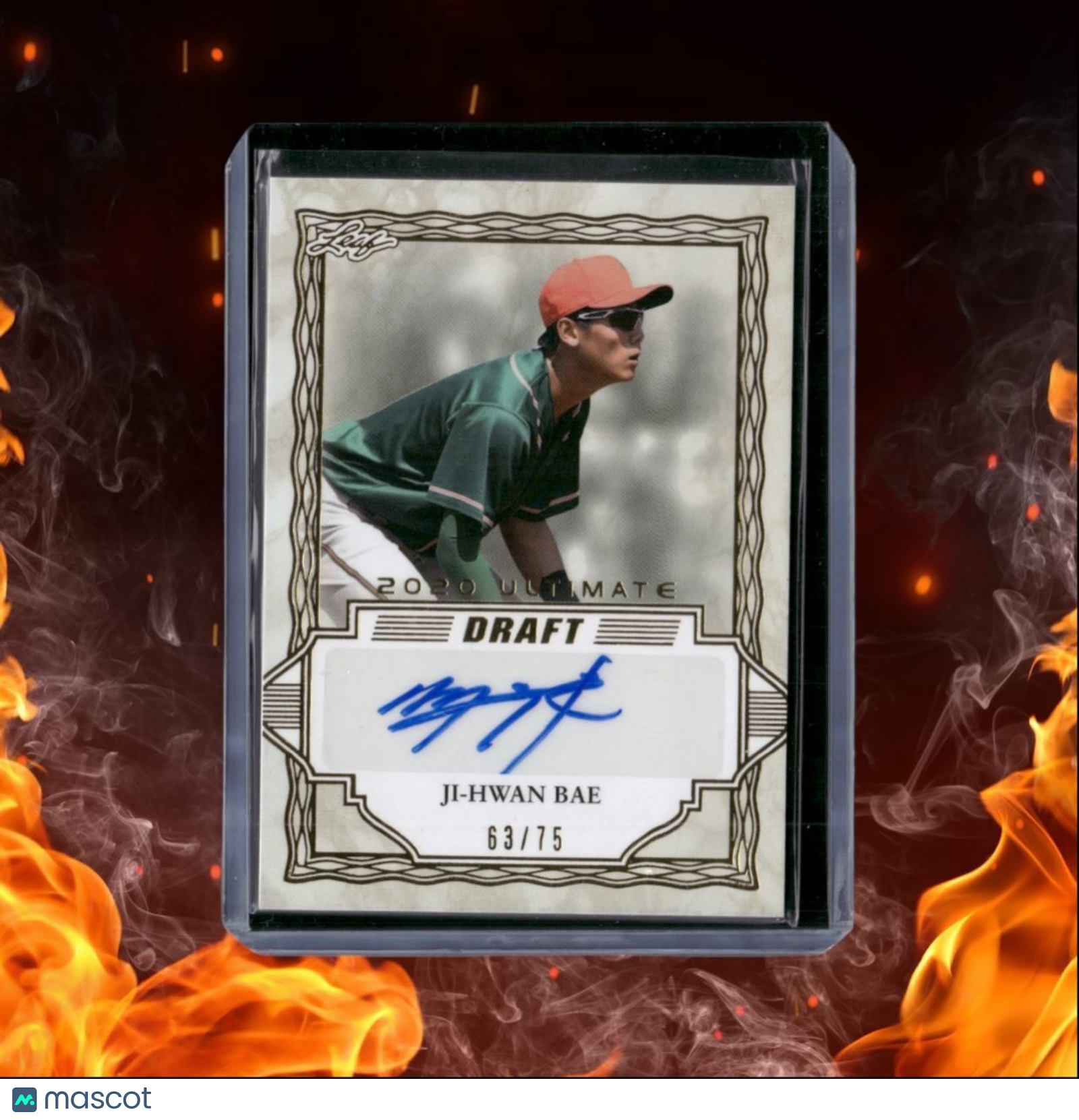 2020 Leaf Ultimate Ji-Hwan Bae Gold Draft Auto 63/75 #BA-JHB