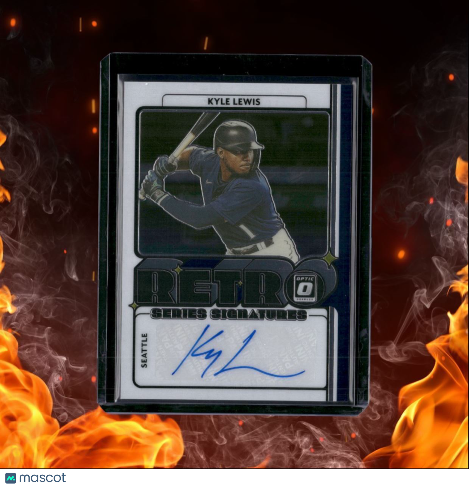 2021 Panini Donruss Optic Kyle Lewis Retro Series Auto #RET-KL