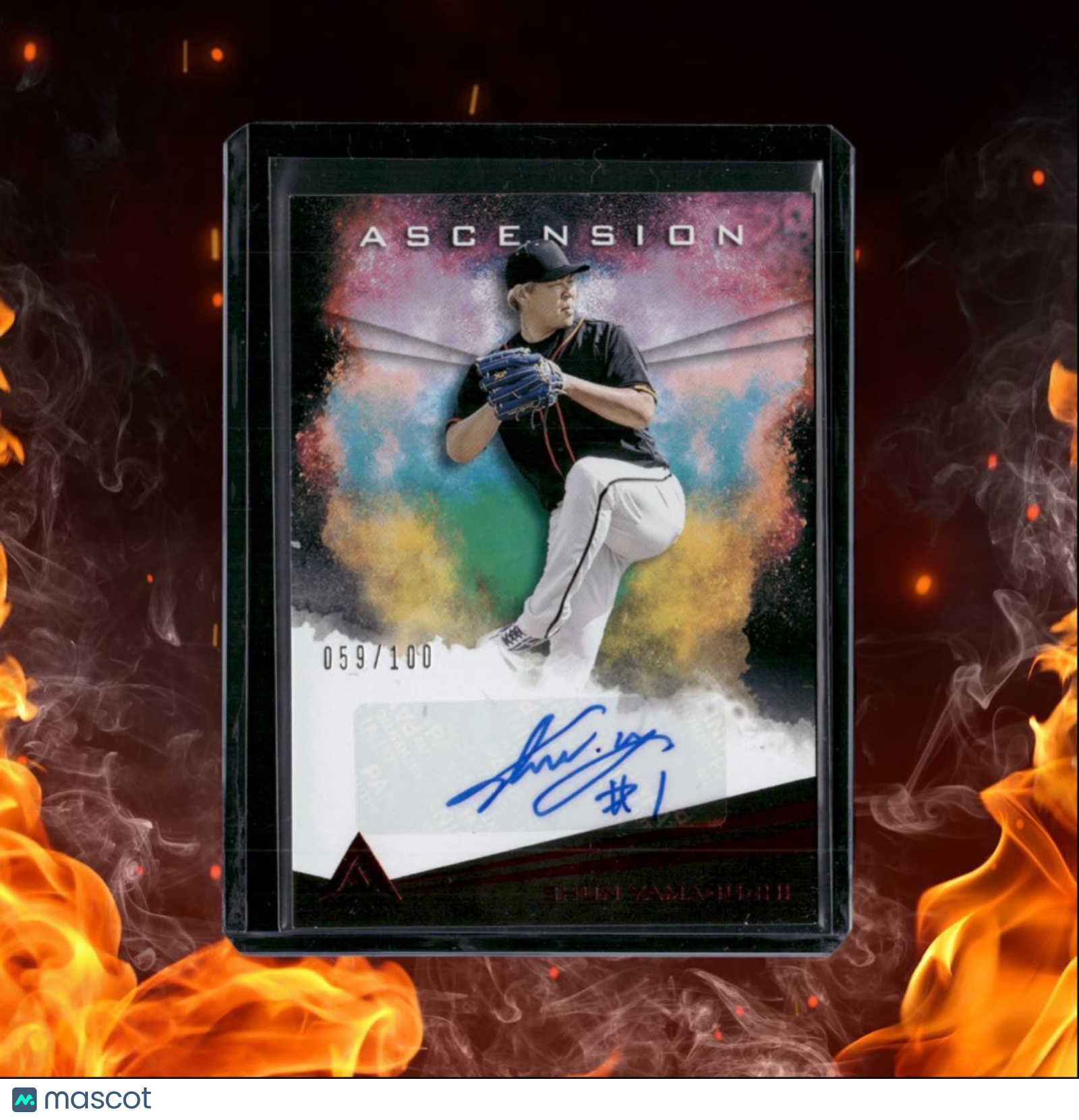2021 Panini Chronicles Shun Yamaguchi Ascension Red Auto 059/100 #AA-SY
