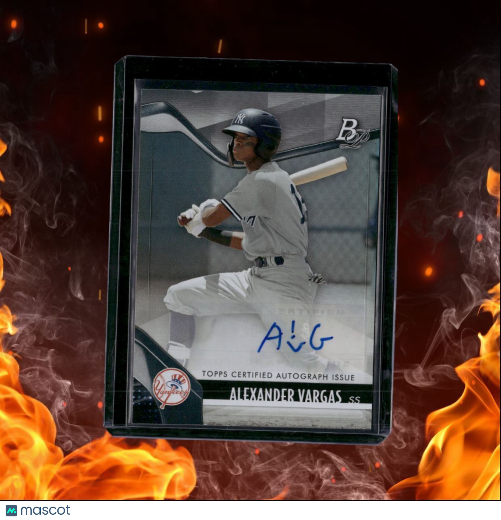2021 Bowman Platinum Alexander Vargas Top Prospects Auto #TOP-54