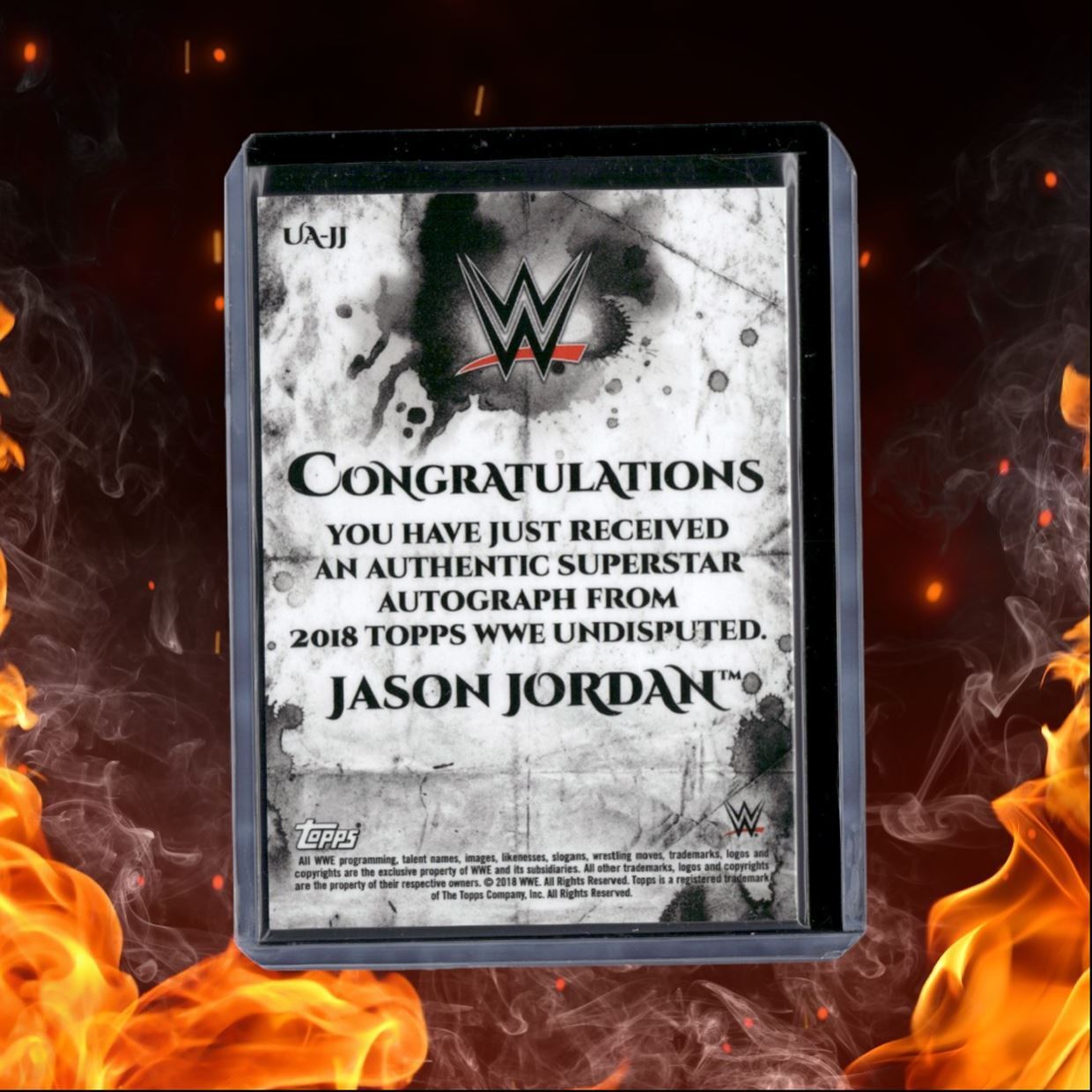 2018 Topps WWE Undisputed Jason Jordan NXT 109/199 #UA-JJ