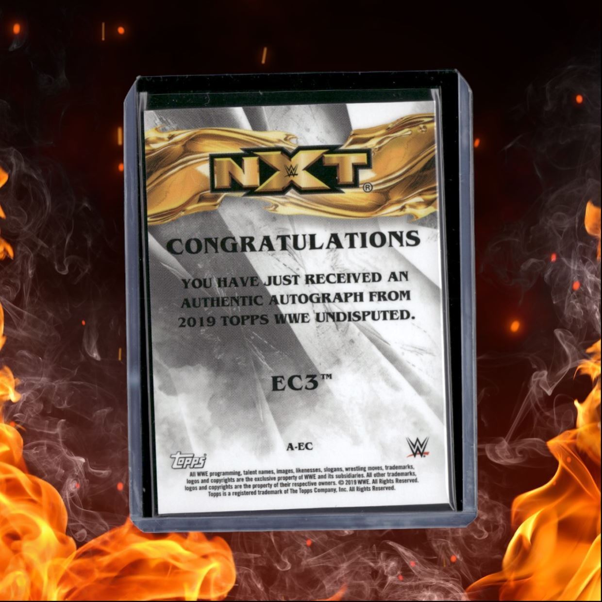 2019 Topps WWE Undisputed EC3 NXT Auto 021/199 #A-EC