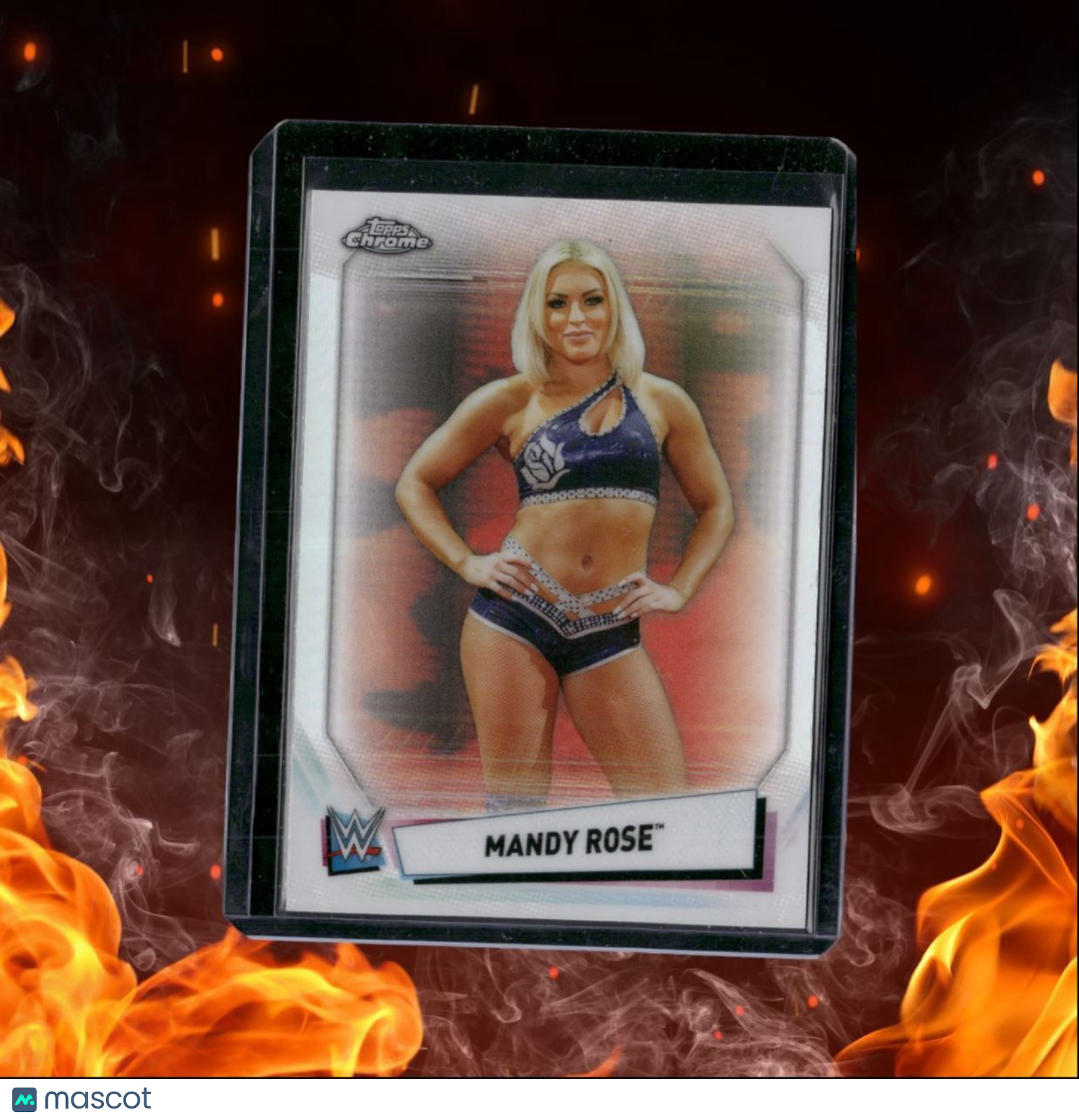 2021 Topps Chrome WWE Mandy Rose Variation Holo #IV-10