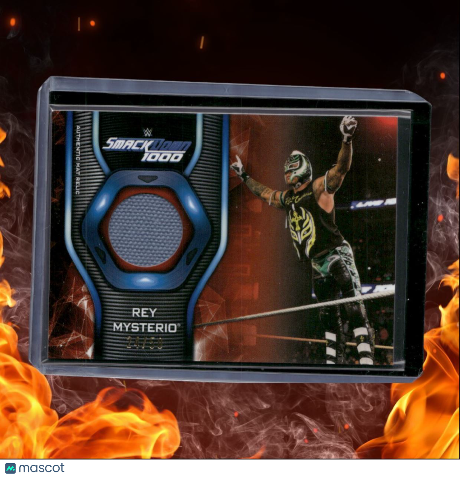 2019 Topps WWE Rey Mysterio Mat Relic 24/50 #MR-RM