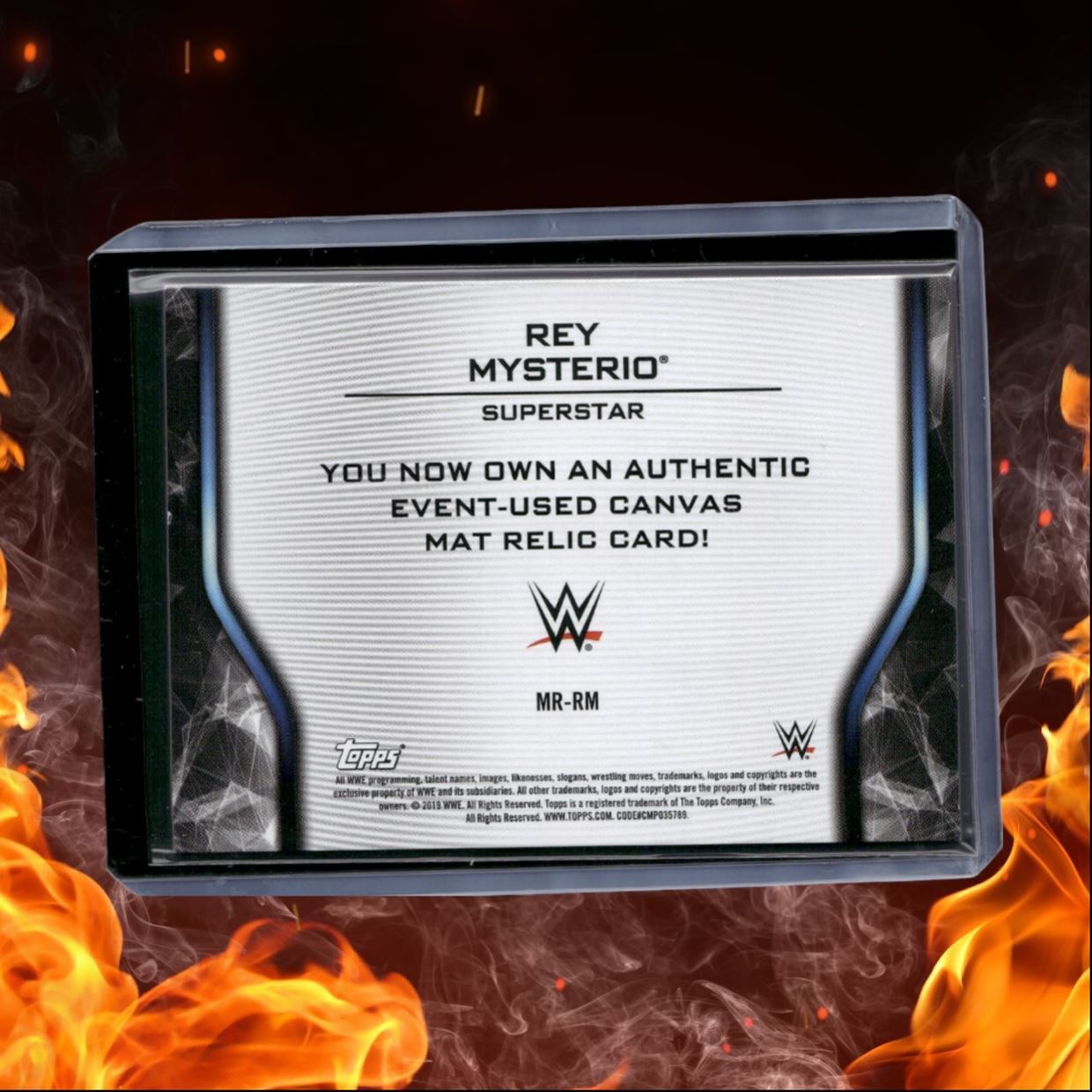 2019 Topps WWE Rey Mysterio Mat Relic 24/50 #MR-RM
