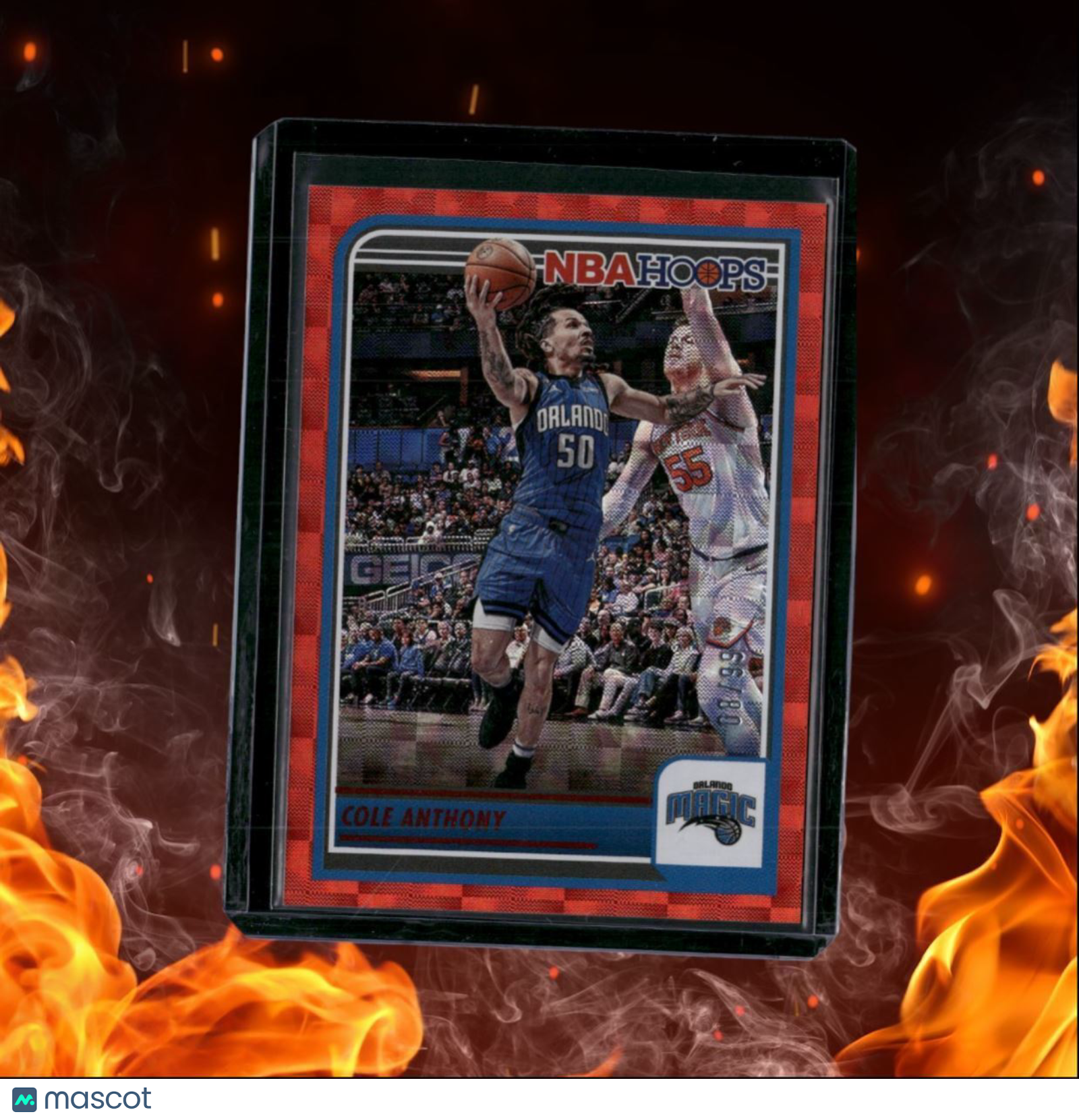 2023-24 Panini NBA Hoops Cole Anthony Red Hyper 08/99 #230