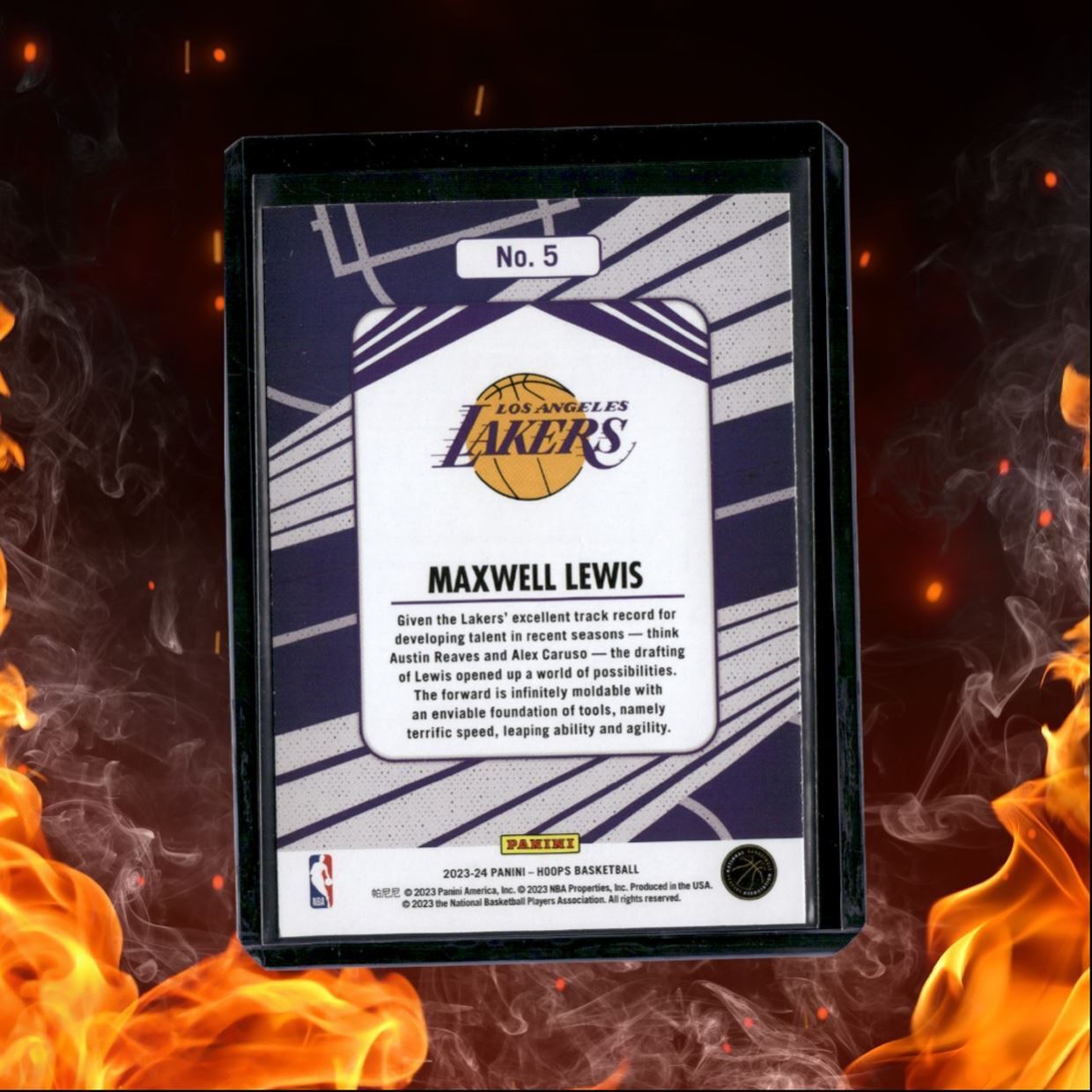 2023-24 Panini NBA Hoops Maxwell Lewis We Got Next #5