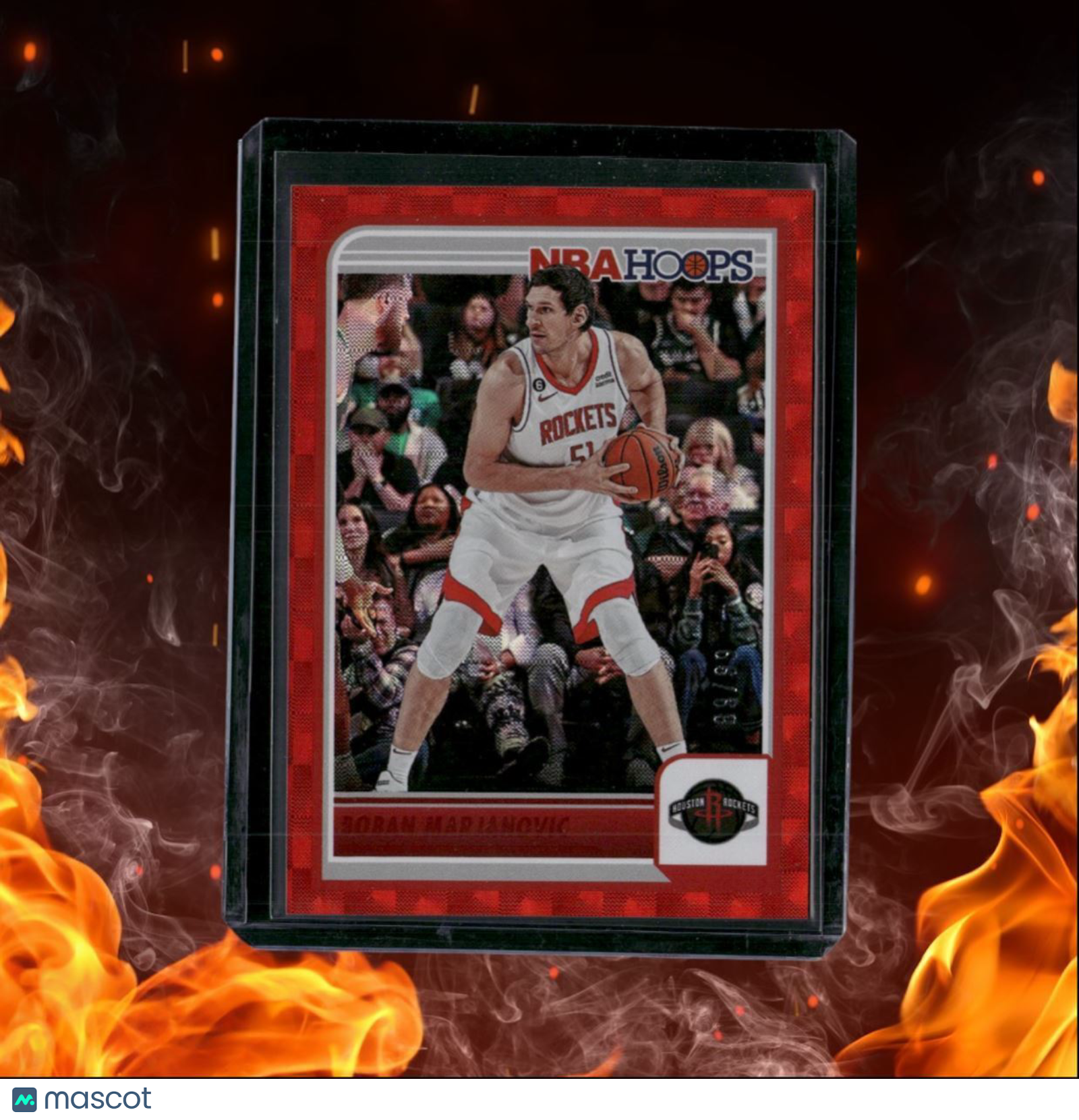 2023-24 Panini NBA Hoops Boban Marjanovic Red Hyper 89/99 #220