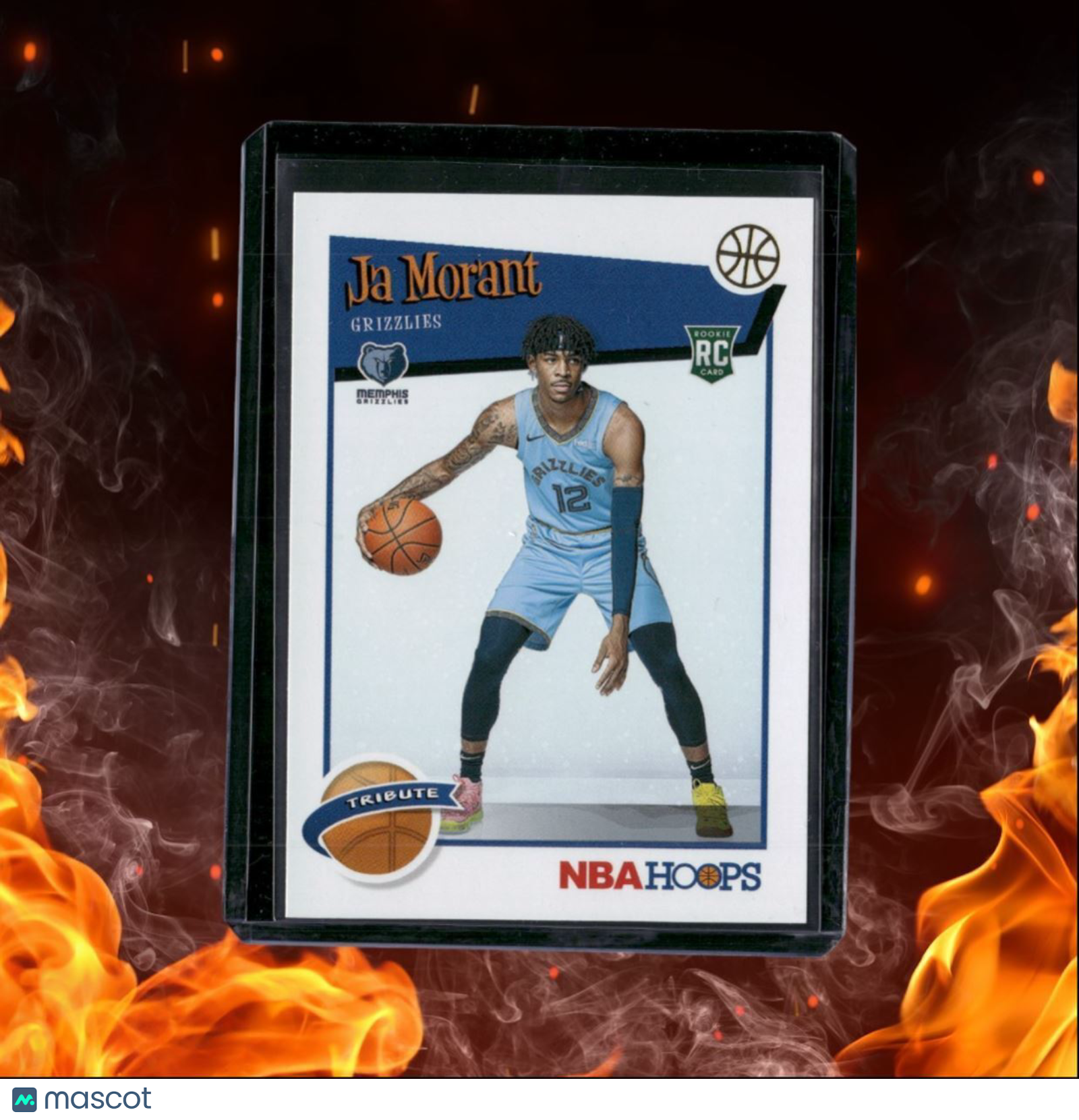 2019-20 Panini Hoops Premium Stock Ja Morant Rookie #297