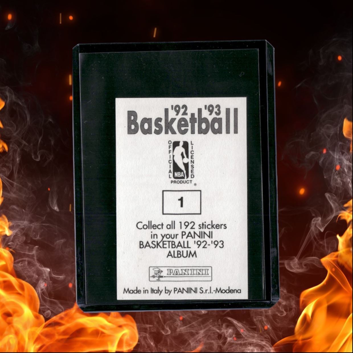 1992-93 Panini Basketball Stickers Shaquille O'Neal Rookie #1