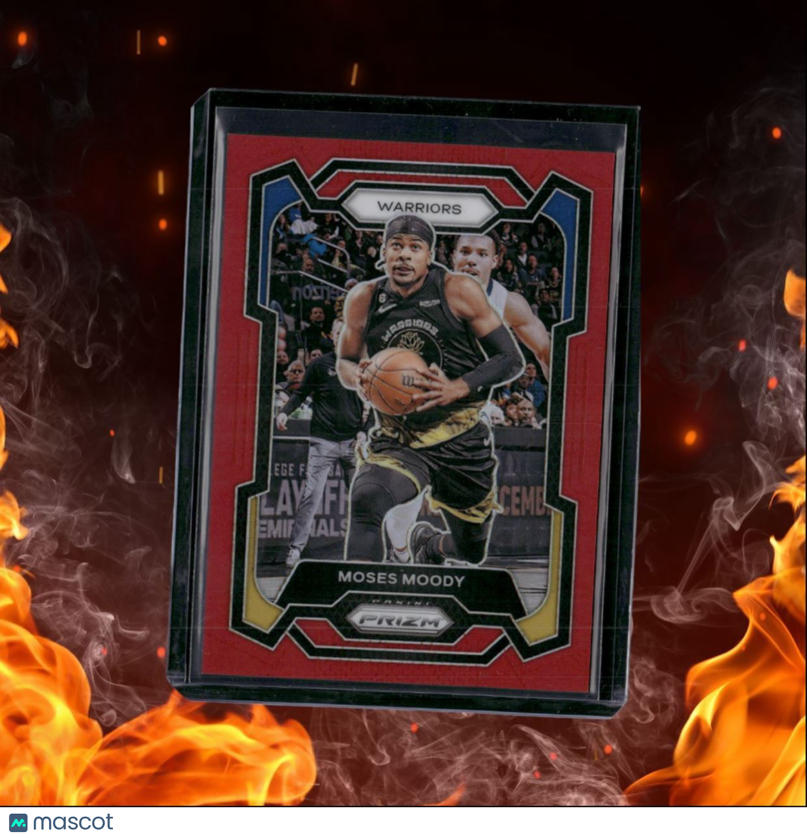 2023-24 Panini Prizm Moses Moody Red Prizm 1st Print 001/299 #228