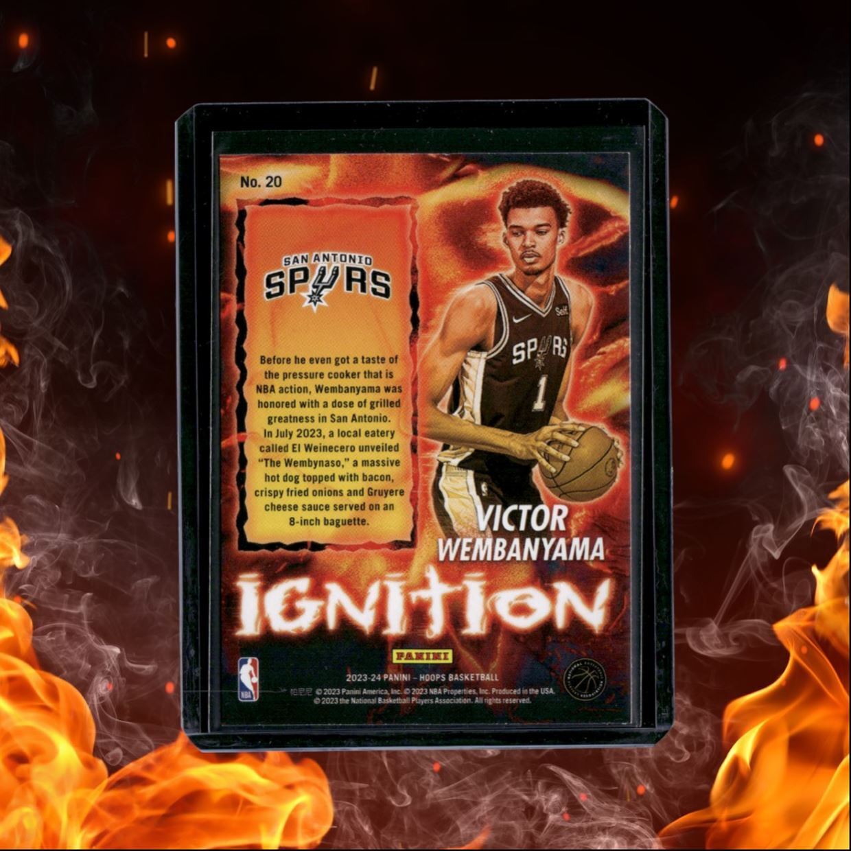 2023-24 Panini NBA Hoops Victor Wembanyama Ignition #20
