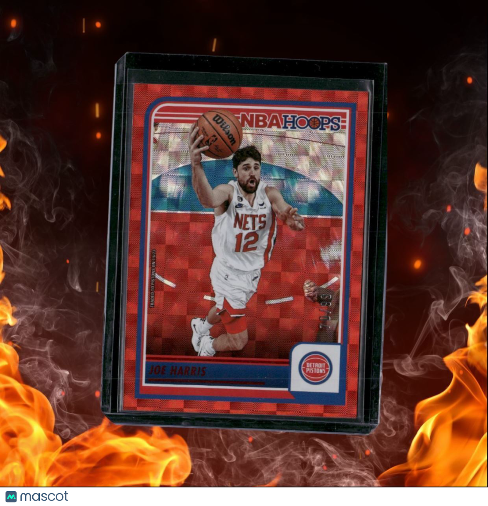 2023-24 Panini NBA Hoops Joe Harris Hyper Red 70/99 #1