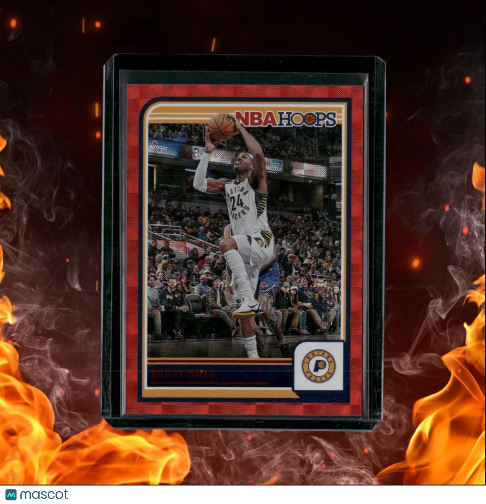 2023-24 Panini NBA Hoops Buddy Hield Red Hyper 97/99 #107