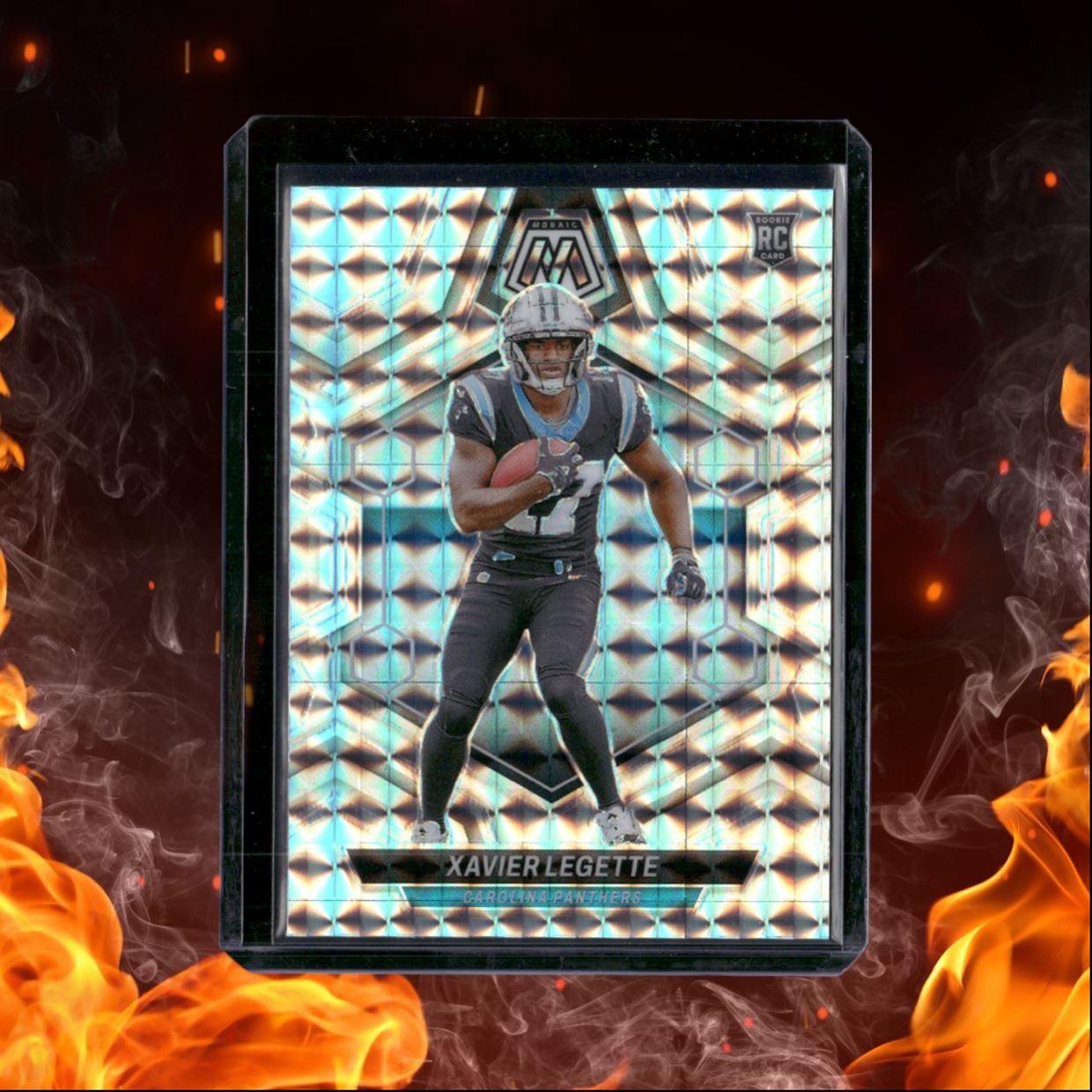 2024 Panini Mosaic Xavier Legette Mosaic Prizm Rookie #332