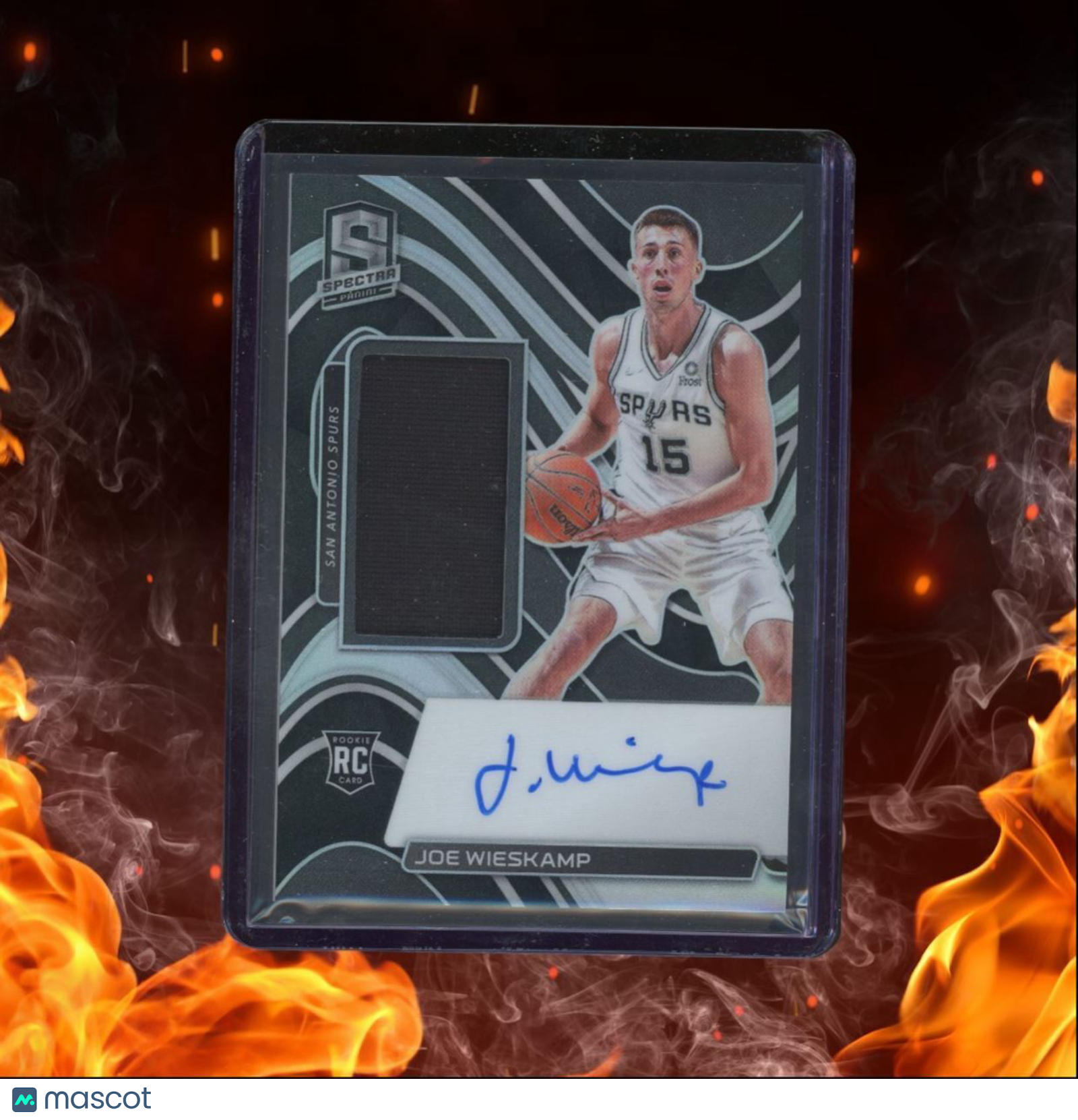 2021-22 Panini Spectra Joe Wieskamp Silver Prizm Rookie Auto 082/149 #212
