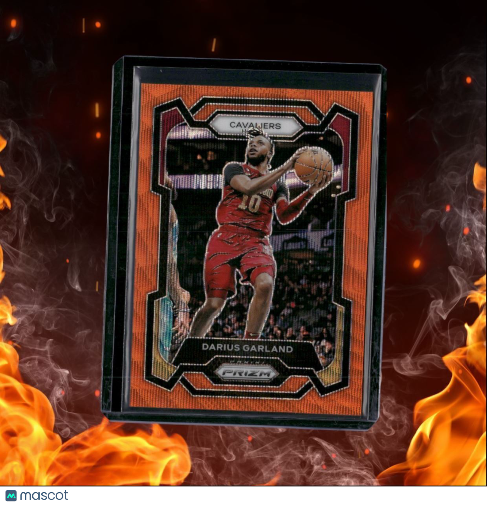 2023-24 Panini Prizm Darius Garland Orange Shimer Prizm 58/60 #81