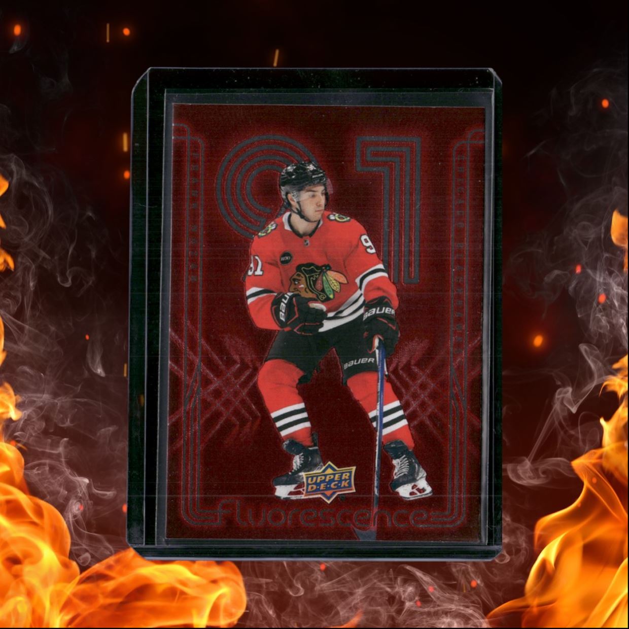 2024-25 Upper Deck Frank Nazar Flurorescence Red Rookie #F-33