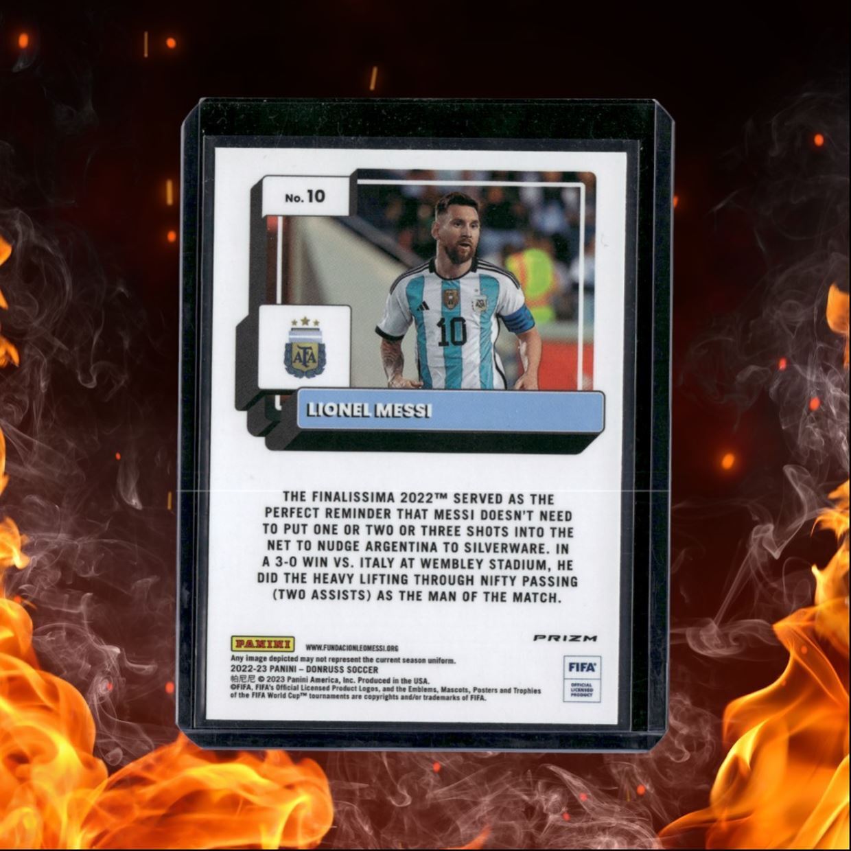 2022 Panini Donruss Optic Lionel Messi Holo Prizm #10