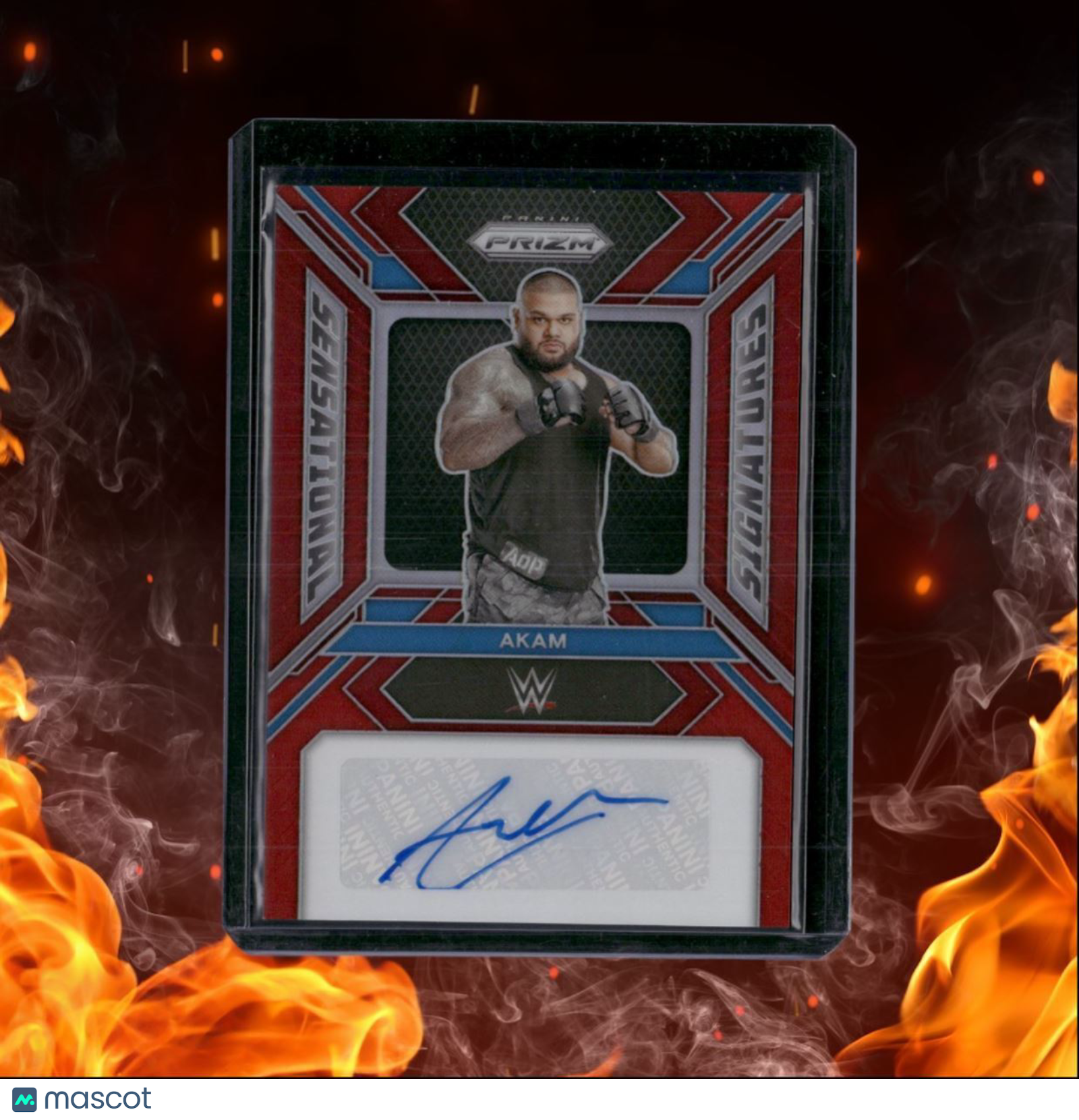 2024 Panini Prizm Akam Sensational Signatures Red Prizm Auto 76/99 #SS-AKA