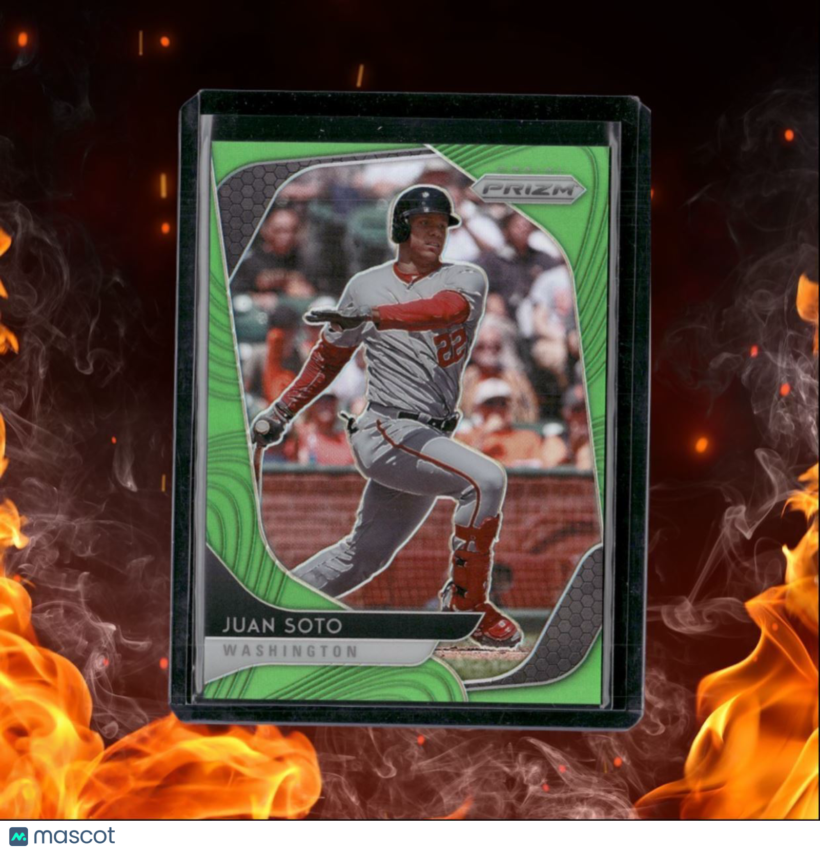 2020 Panini Prizm Juan Soto Lime Green Prizm 094/125 #47