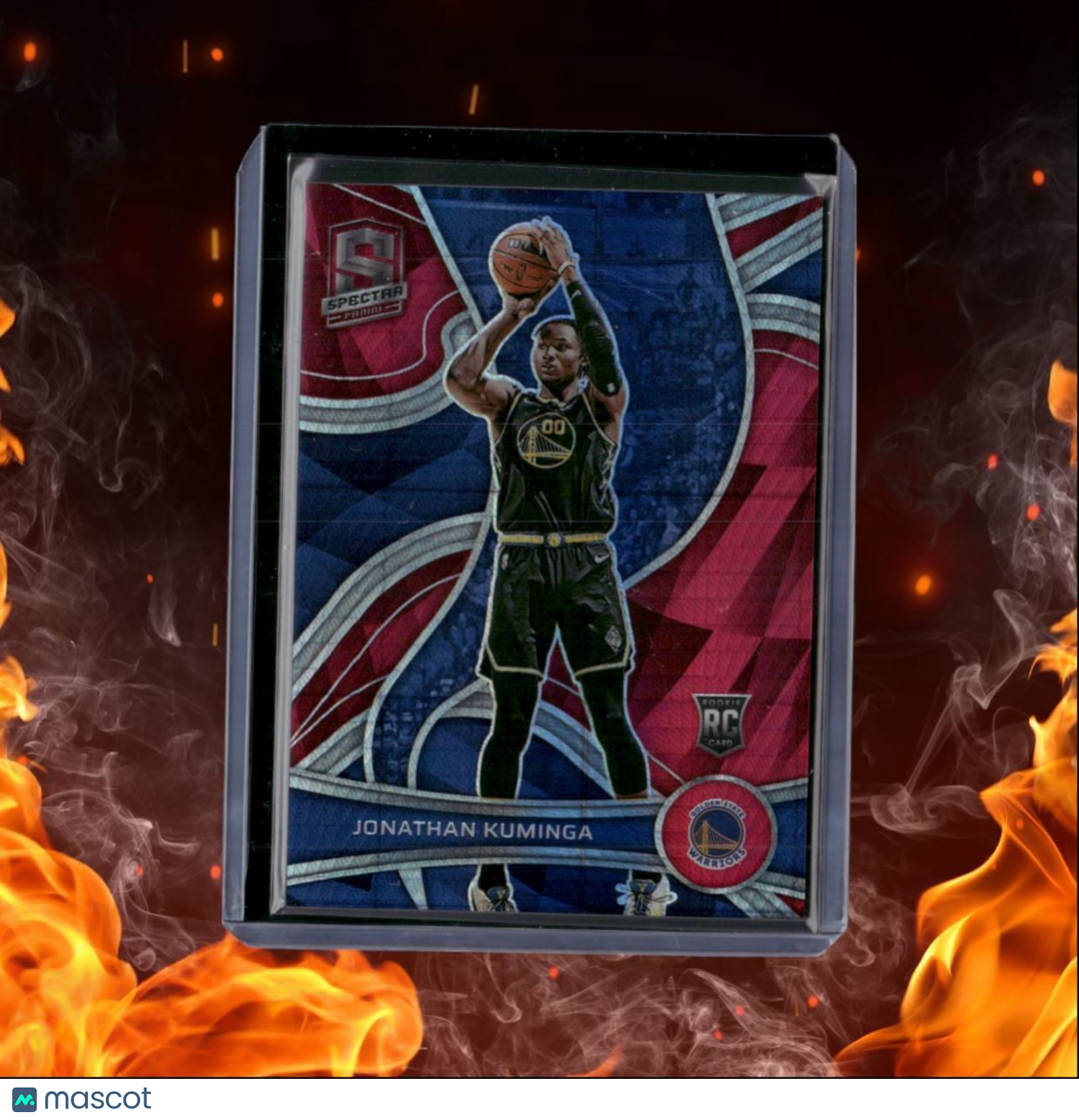 2021-22 Panini Spectra Jonathan Kuminga Red Asia Prizm Rookie #106
