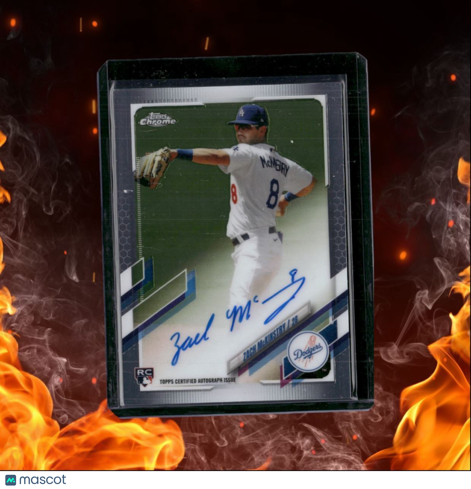 2021 Topps Chrome Zach McKinstry Rookie Auto #RA-ZM