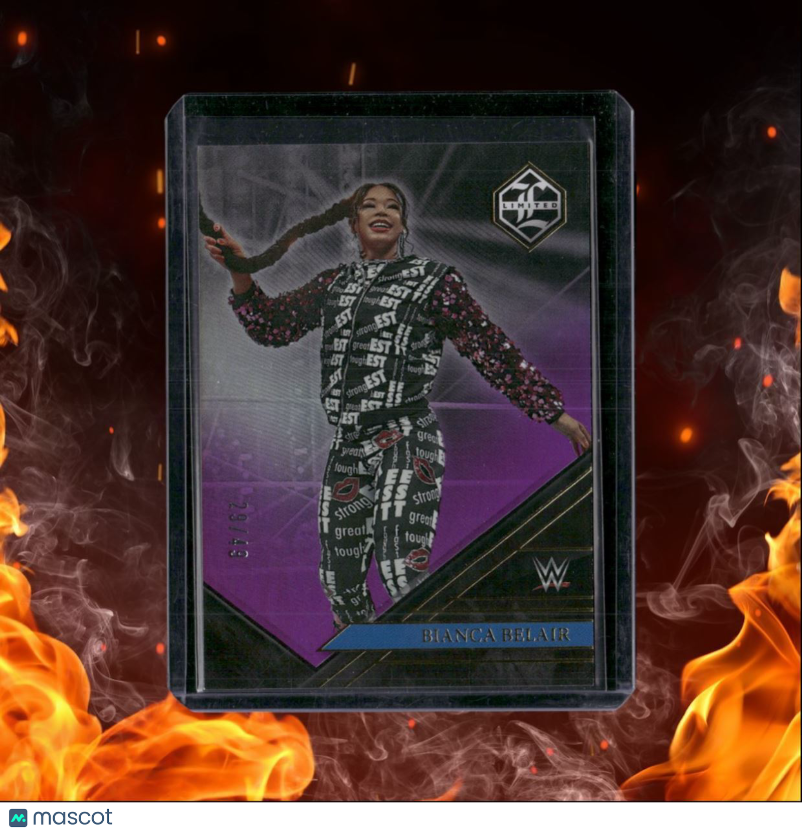 2023 Panini Chronicles Bianca Belair Limited Purple 29/49 #228
