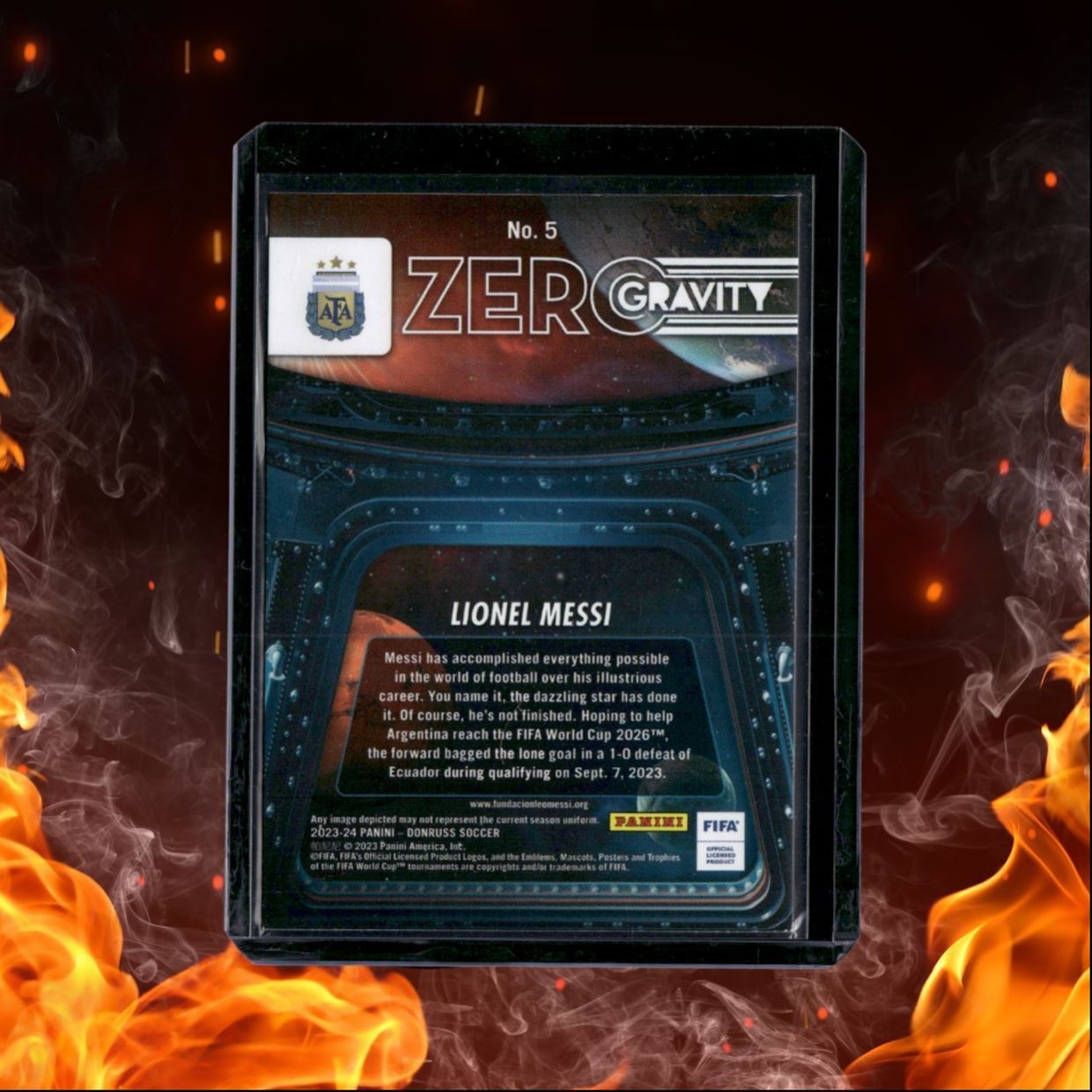 2023 Panini Donruss Lionel Messi Zero Gravity #5