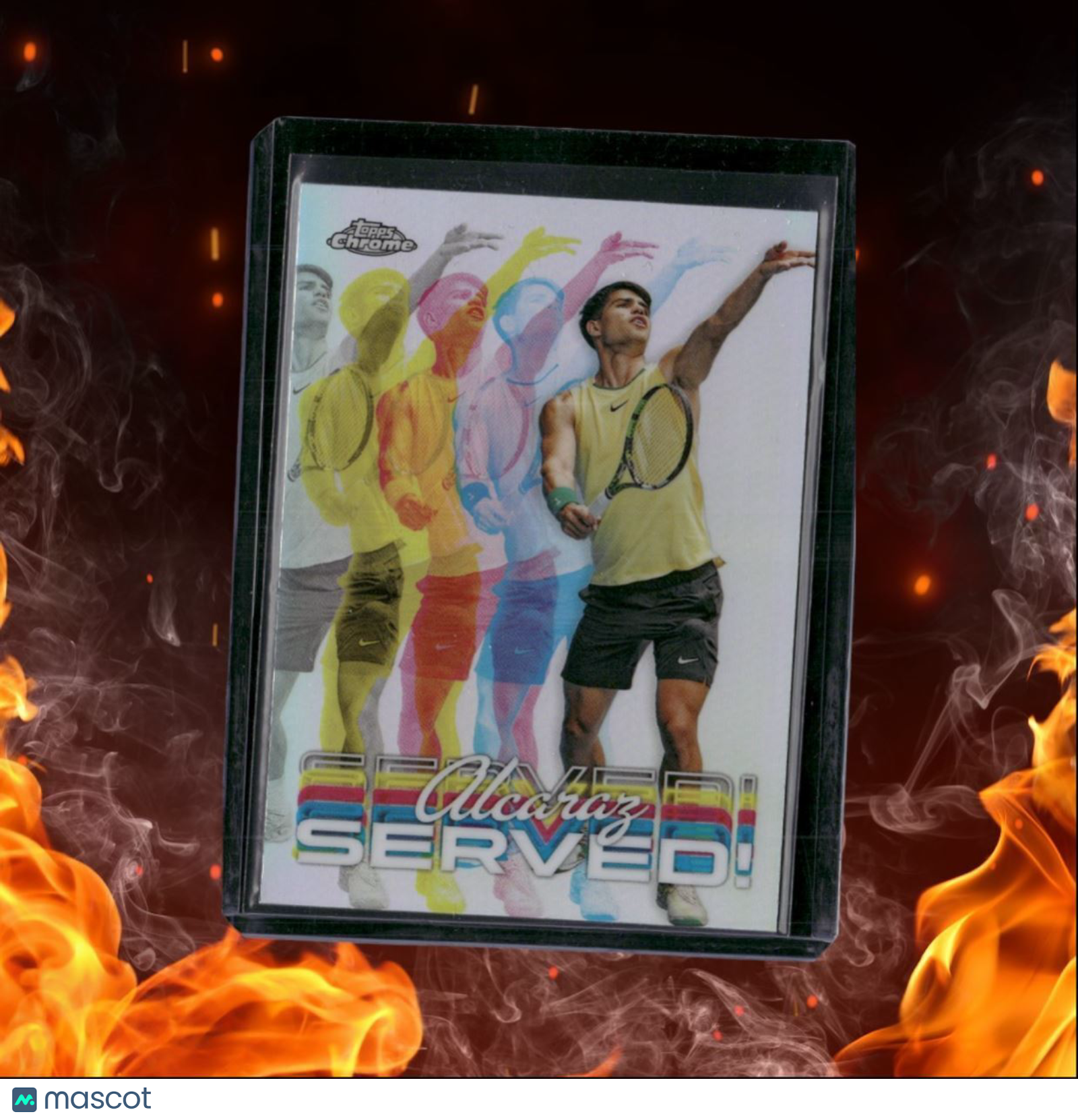 2024 Topps Chrome Tennis Carlos Alcaraz Served! #SER-CA