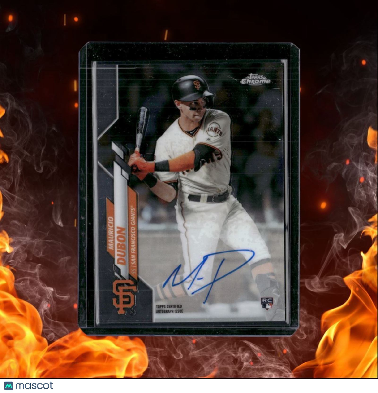 2020 Topps Chrome Mauricio Dubon Rookie Auto #RA-MD