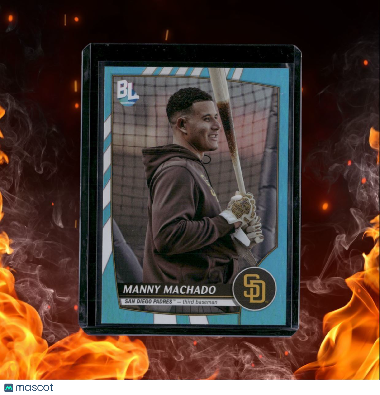 2023 Topps Big League Manny Machado Rare Blue Foil #265