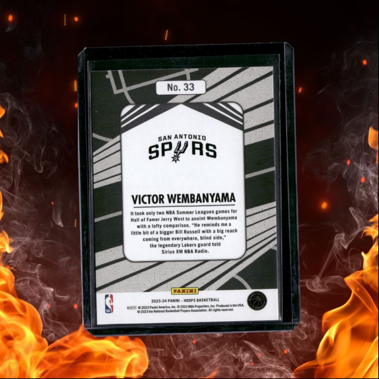 2023-24 Panini Hoops Victor Wembanyama We Got Next Rookie #33
