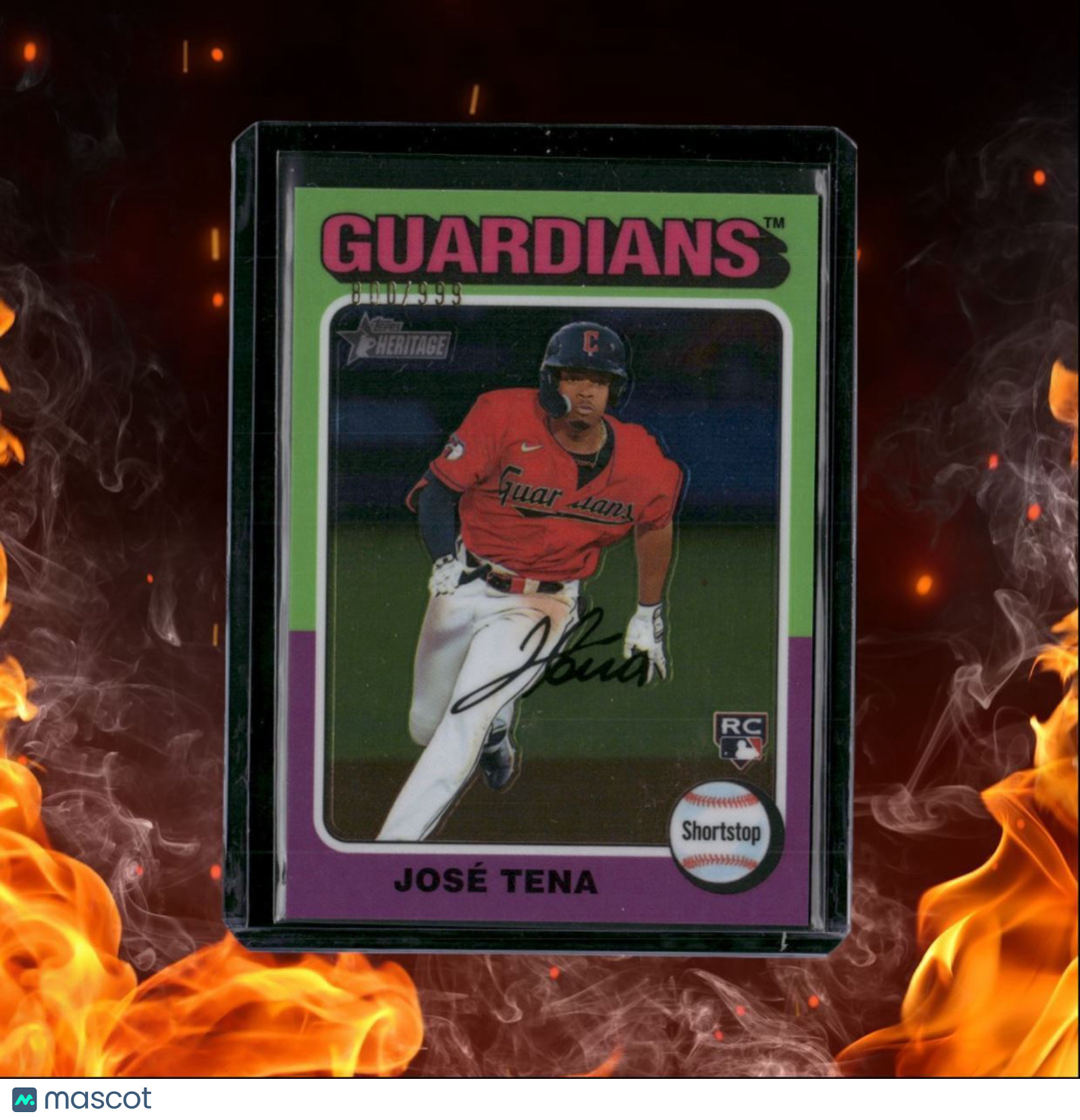 2024 Topps Heritage José Tena Chrome Rookie 800/999 #227
