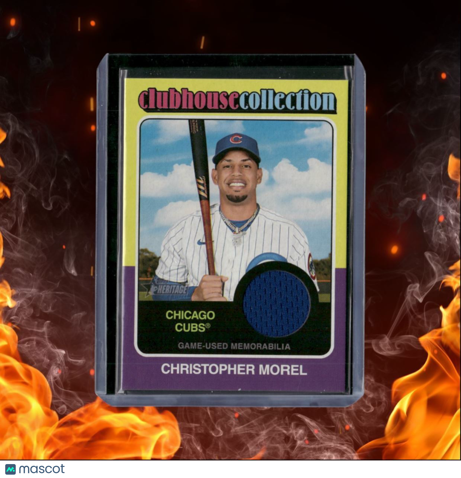 2024 Topps Heritage Christopher Morel Clubhouse Collection Jersey Relic #CCR-CMO