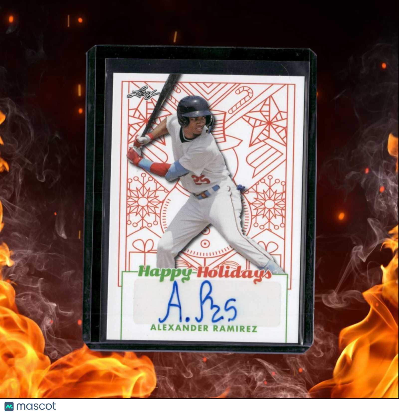 2023 Leaf Alexander Ramirez Happy Holidays Auto #BA-AR1