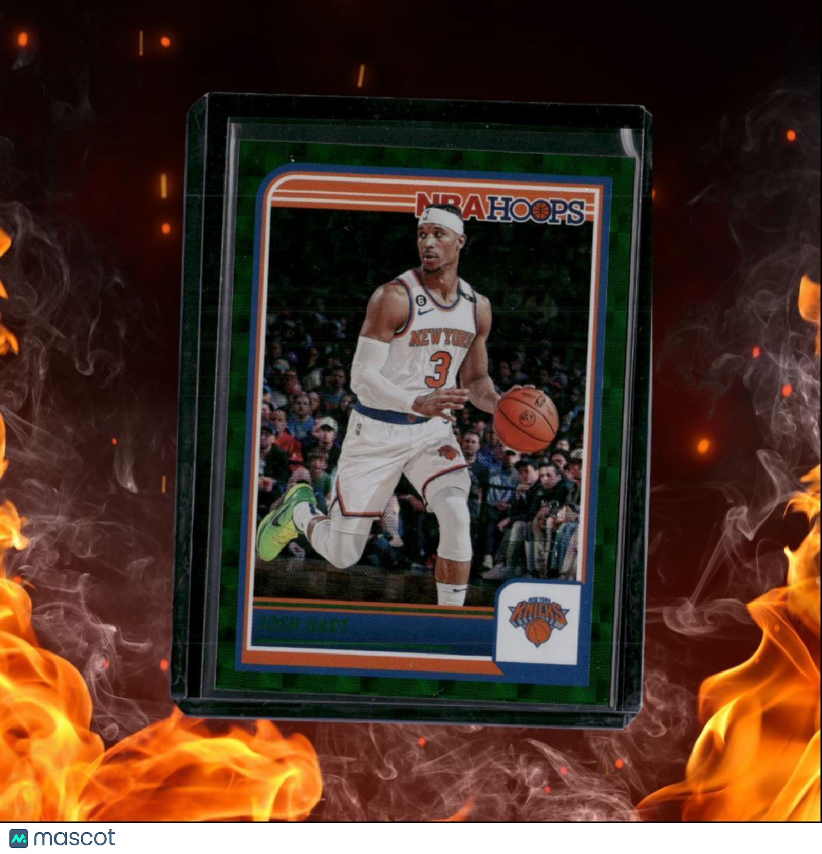 2023-24 Panini NBA Hoops Josh Hart Green Hyper 07/25 #14