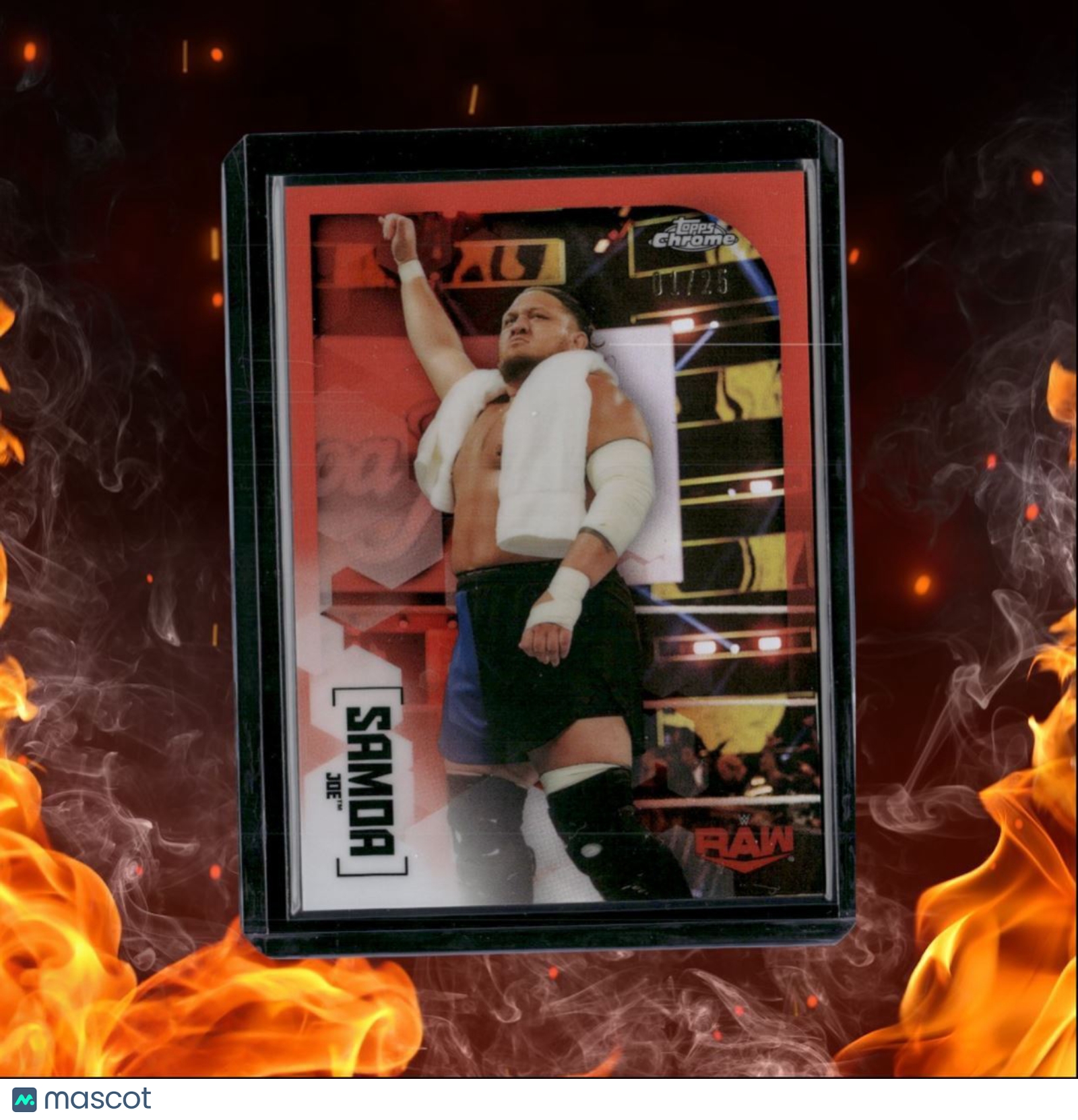 2020 2020 Topps Chrome Samoa Joe Image Variation Orange 1st Print 01/25 #IV-21