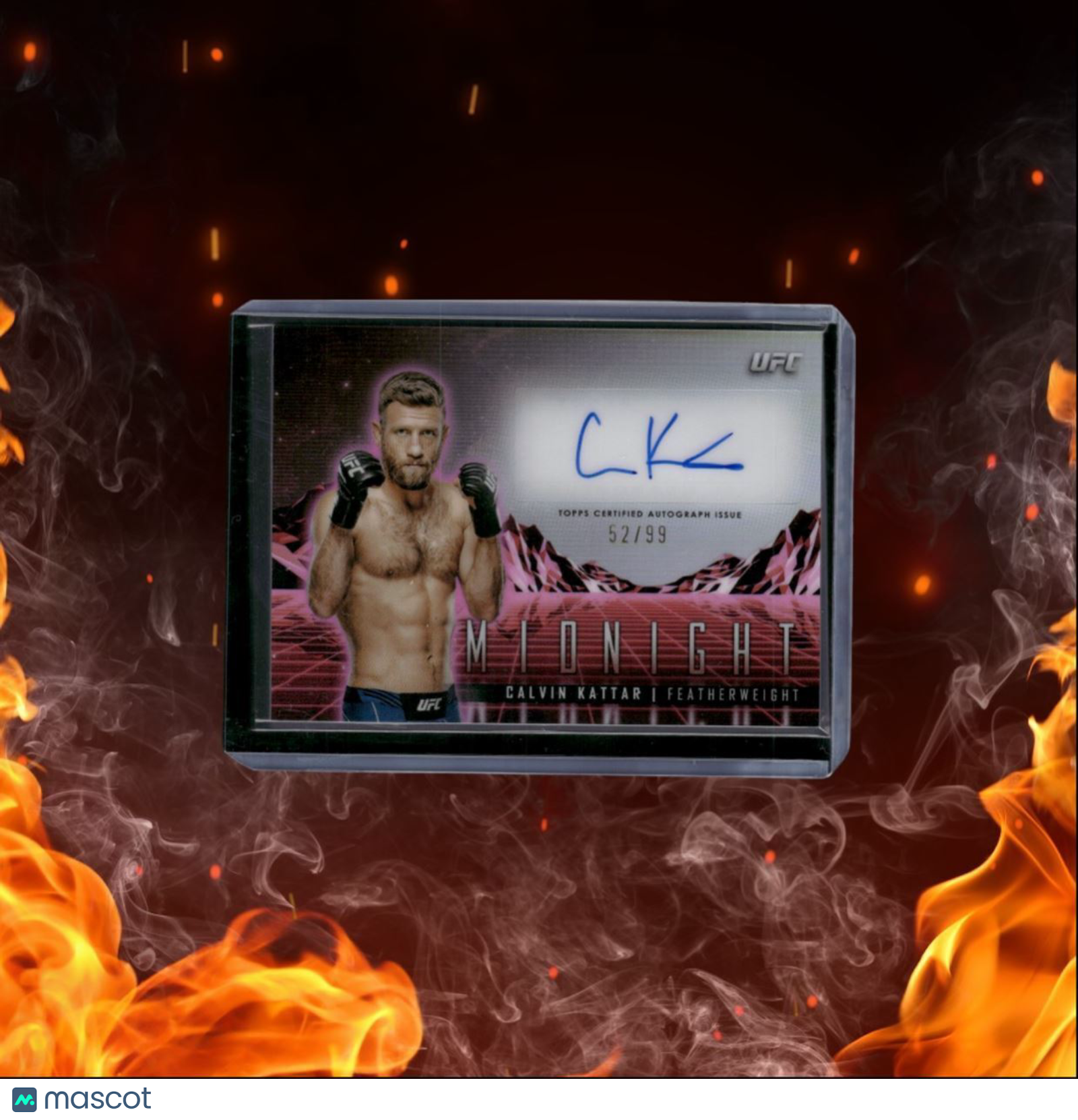 2024 Topps Midnight UFC Midnight Horizon Signatures Twilight Auto 52/99 #HS-CKR