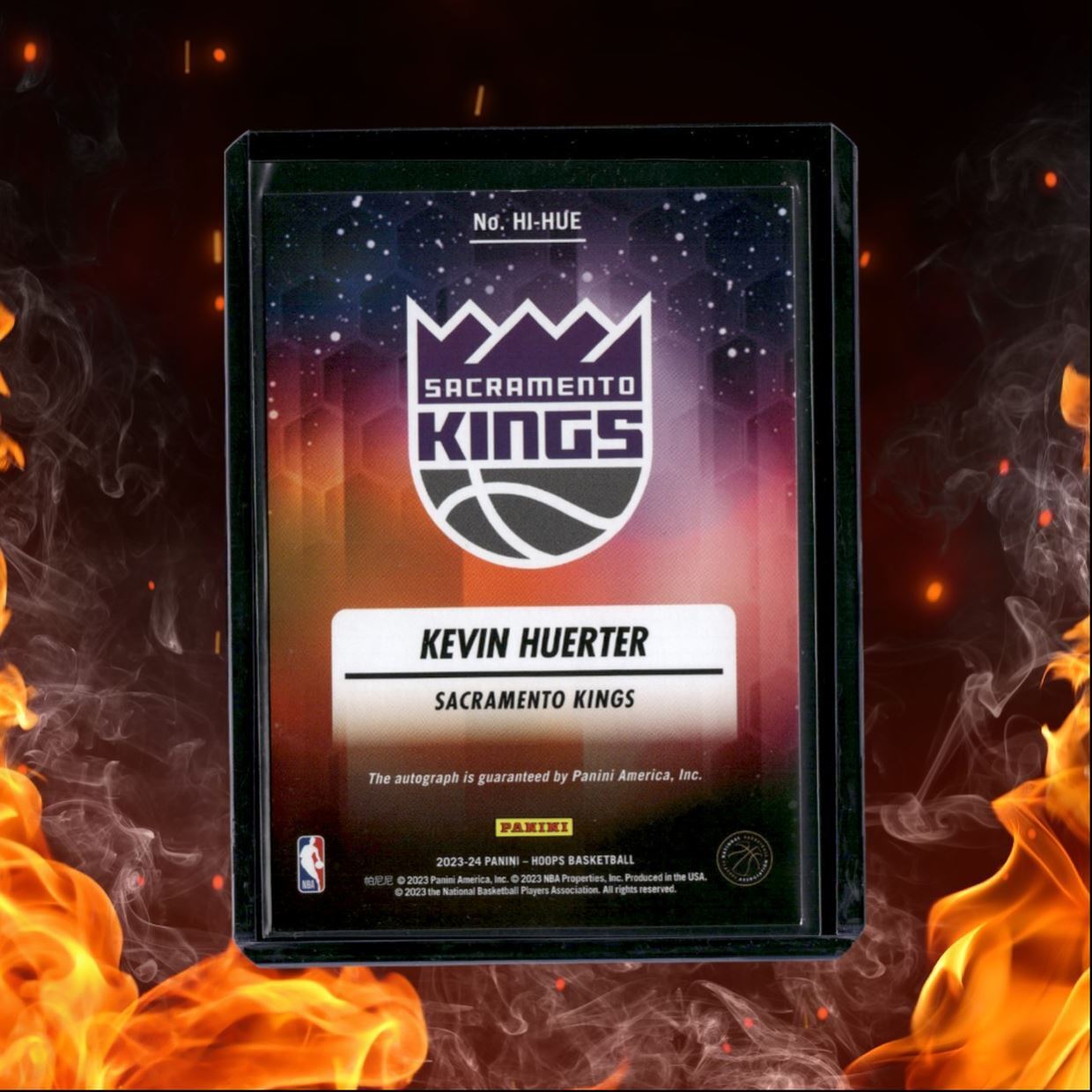 2023-24 Panini NBA Hoops Kevin Huerter Ink Auto #HI-HUE